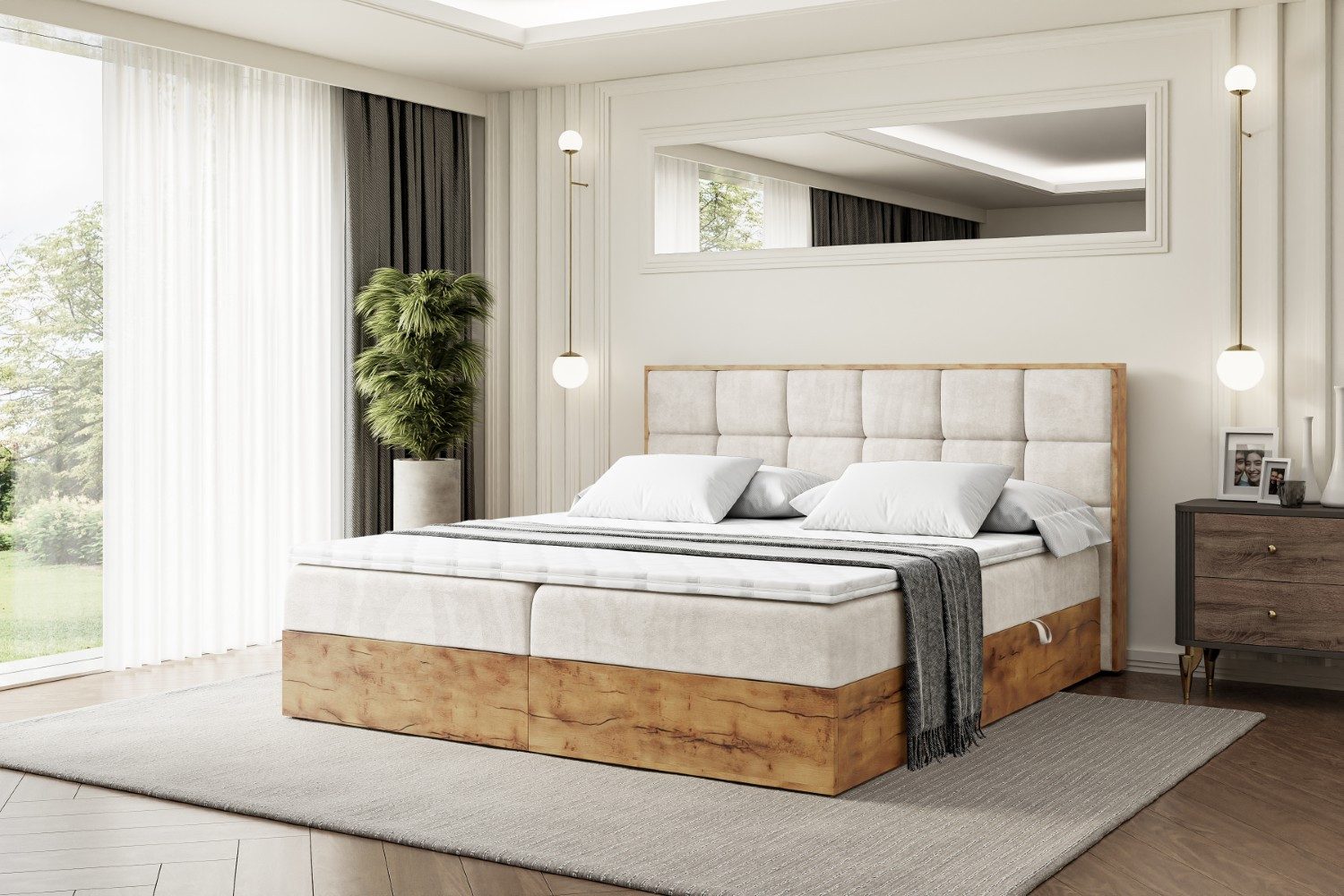 ALTDECOR Boxbett LOLLI2 (Multipocket-Matratze H4, H3 günstig online kaufen