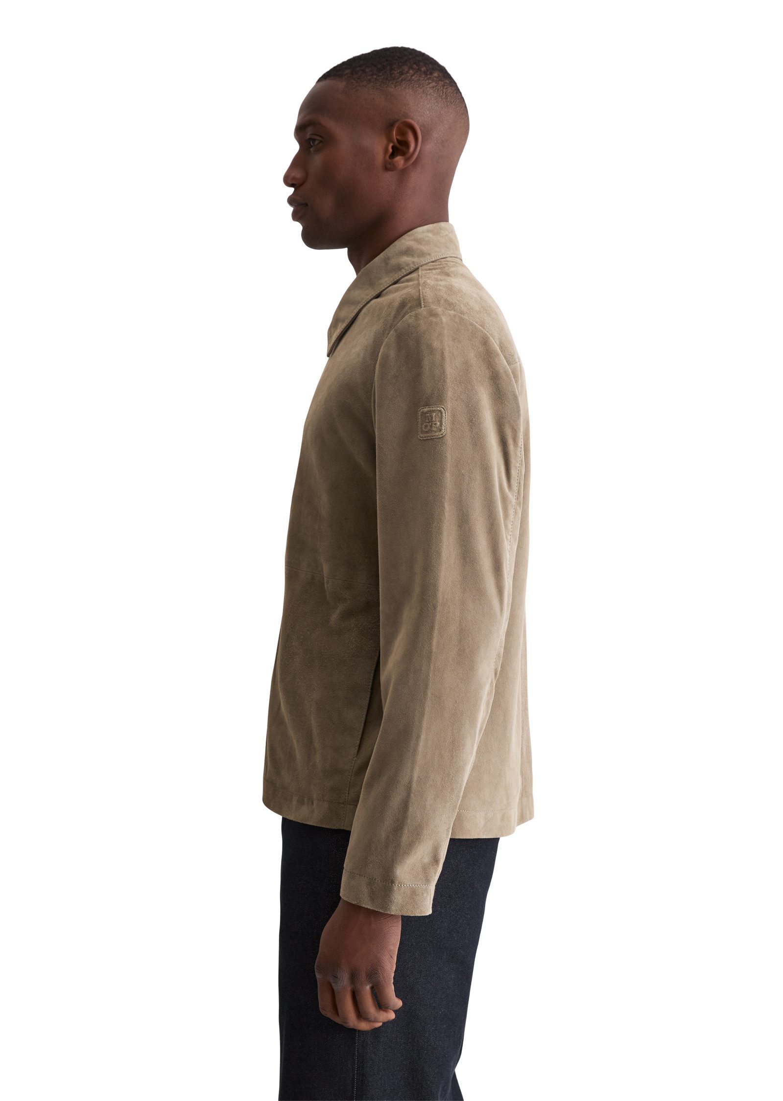 Marc O'Polo Lederjacke aus weichem Velours-Ziegenleder günstig online kaufen
