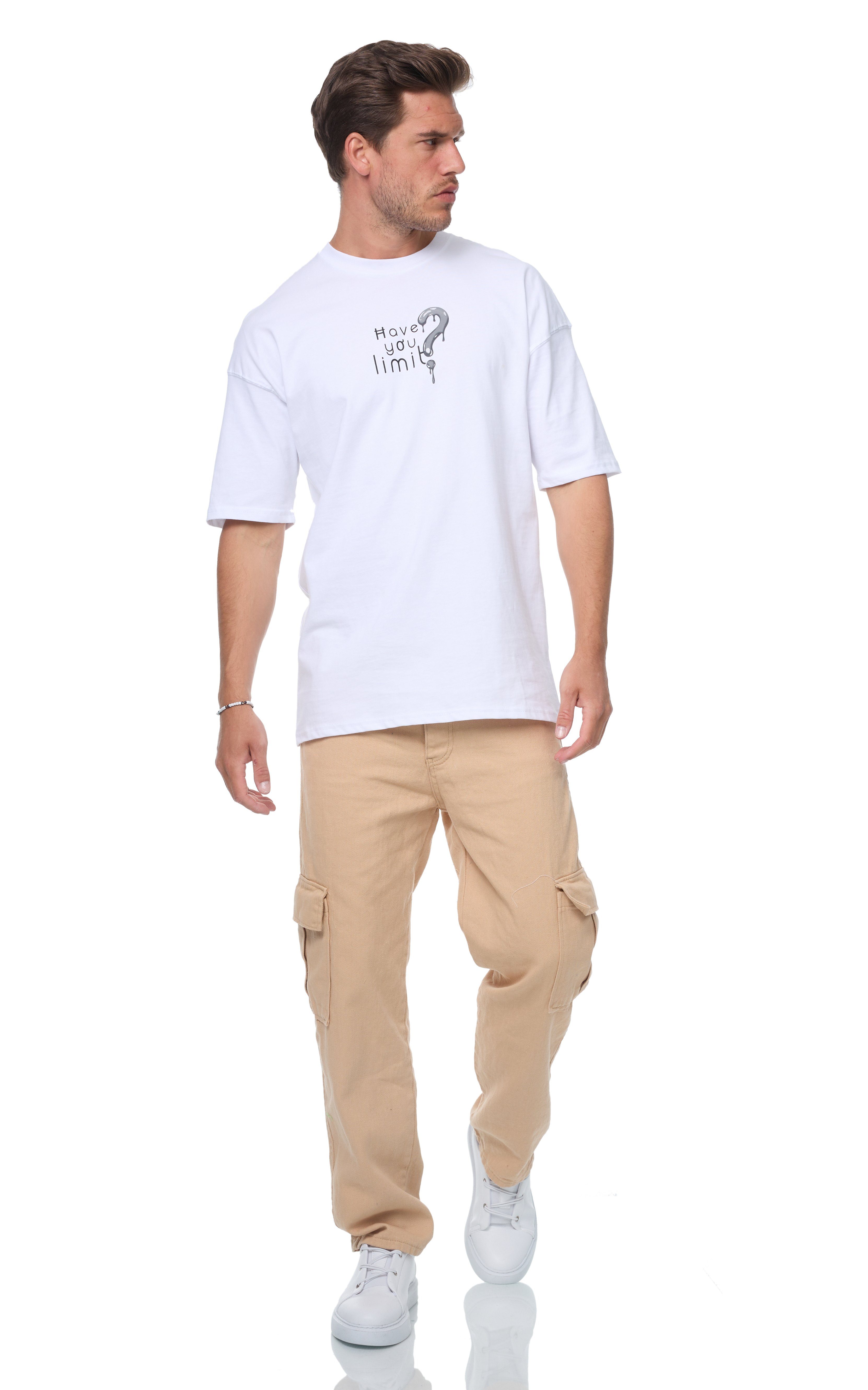 Denim Distriqt Cargohose Herren Baggy- Fit günstig online kaufen