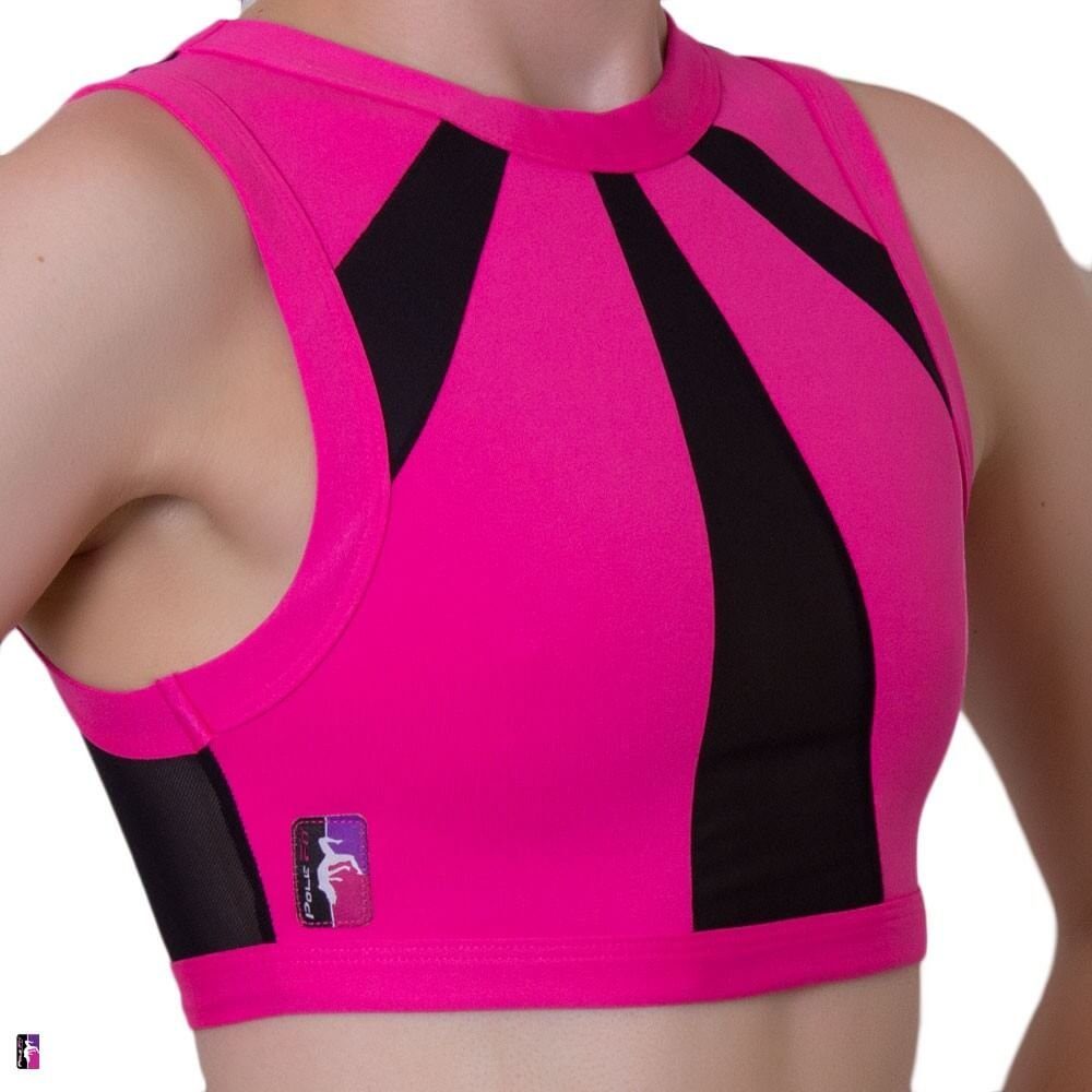 Bad Kitty Trainingstop PoleFit Top Starburst XS Pink (1-tlg) Pole Dance Bekleidung