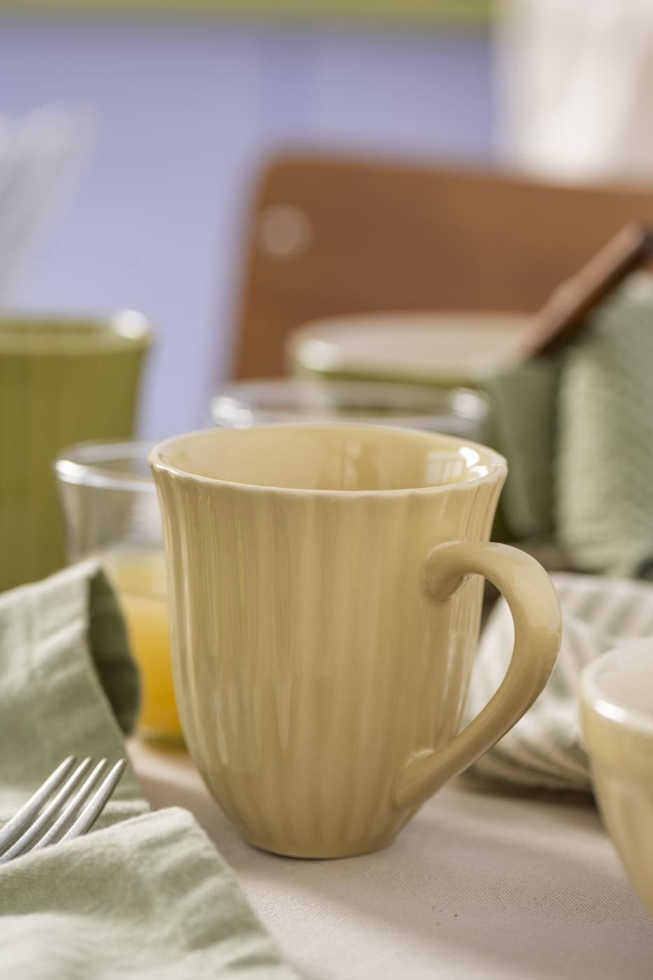 Ib Laursen Tasse Mynte, Steingut, Spülmaschinengeeignet
