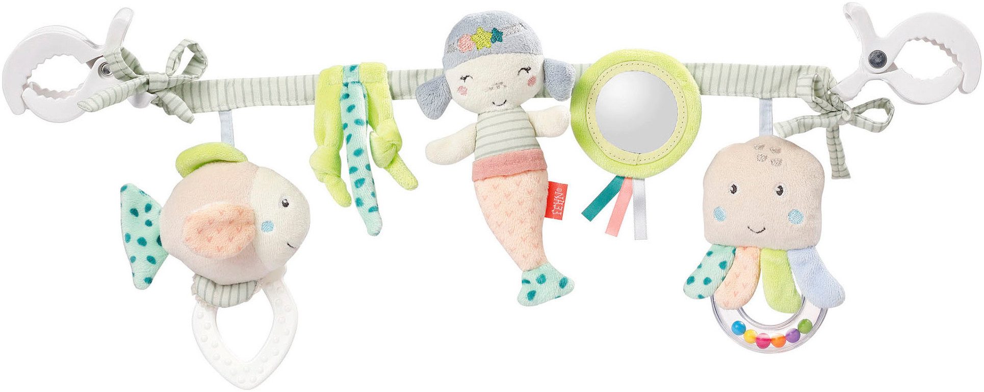 Fehn Kinderwagenkette Meereskinder, zum Aufhängen an Kinderwagen, Babyschal günstig online kaufen