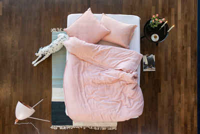 Bettwäsche Linus, #lavie, Bettdeckenbezug aus 100% Leinen mit Stonewash-Finishing