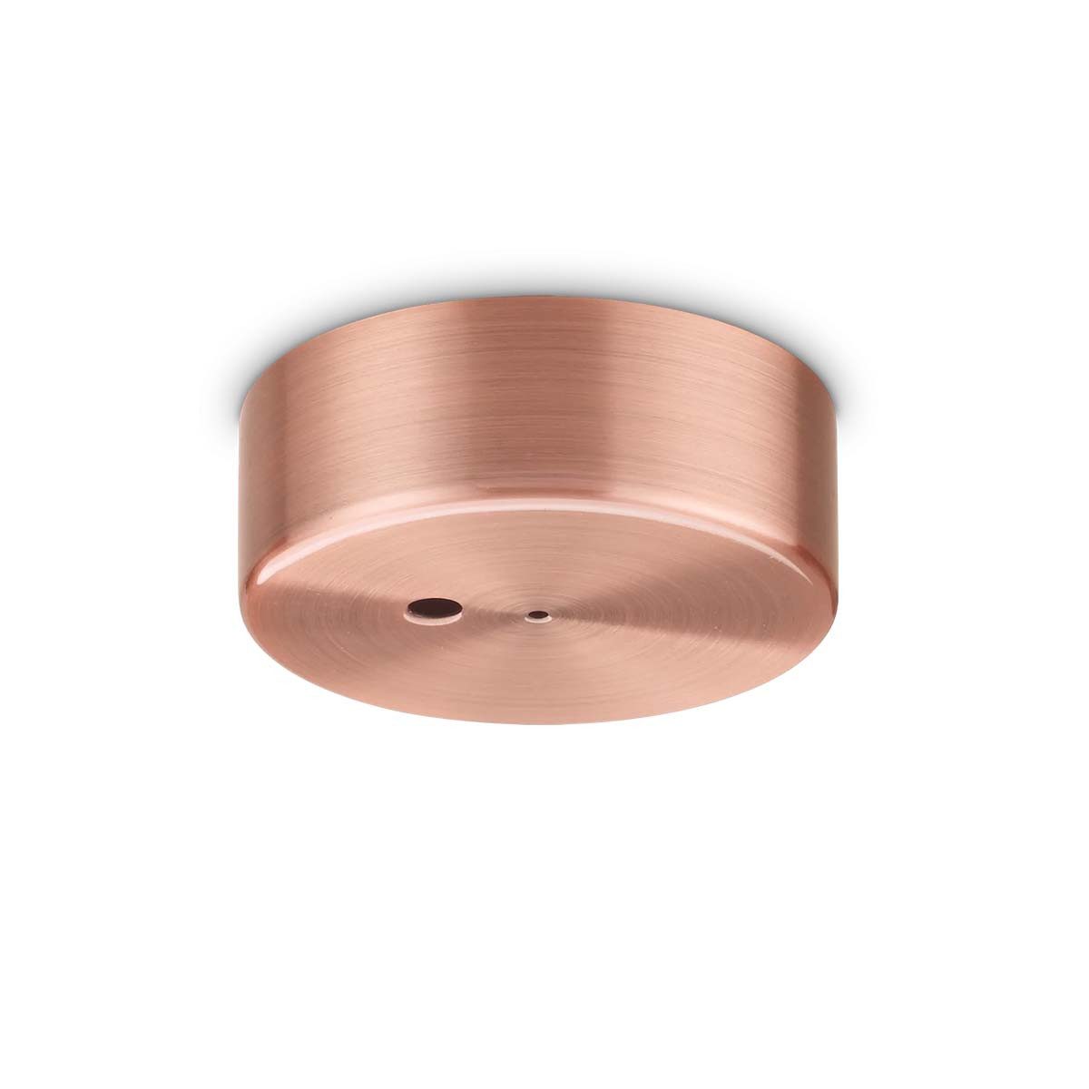 Ideal Lux Lampen-Verteiler Lampen Baldachin magnetisch 1-fach 1e1m, Ø: 9 cm, H: 3,3 cm, Kupfer