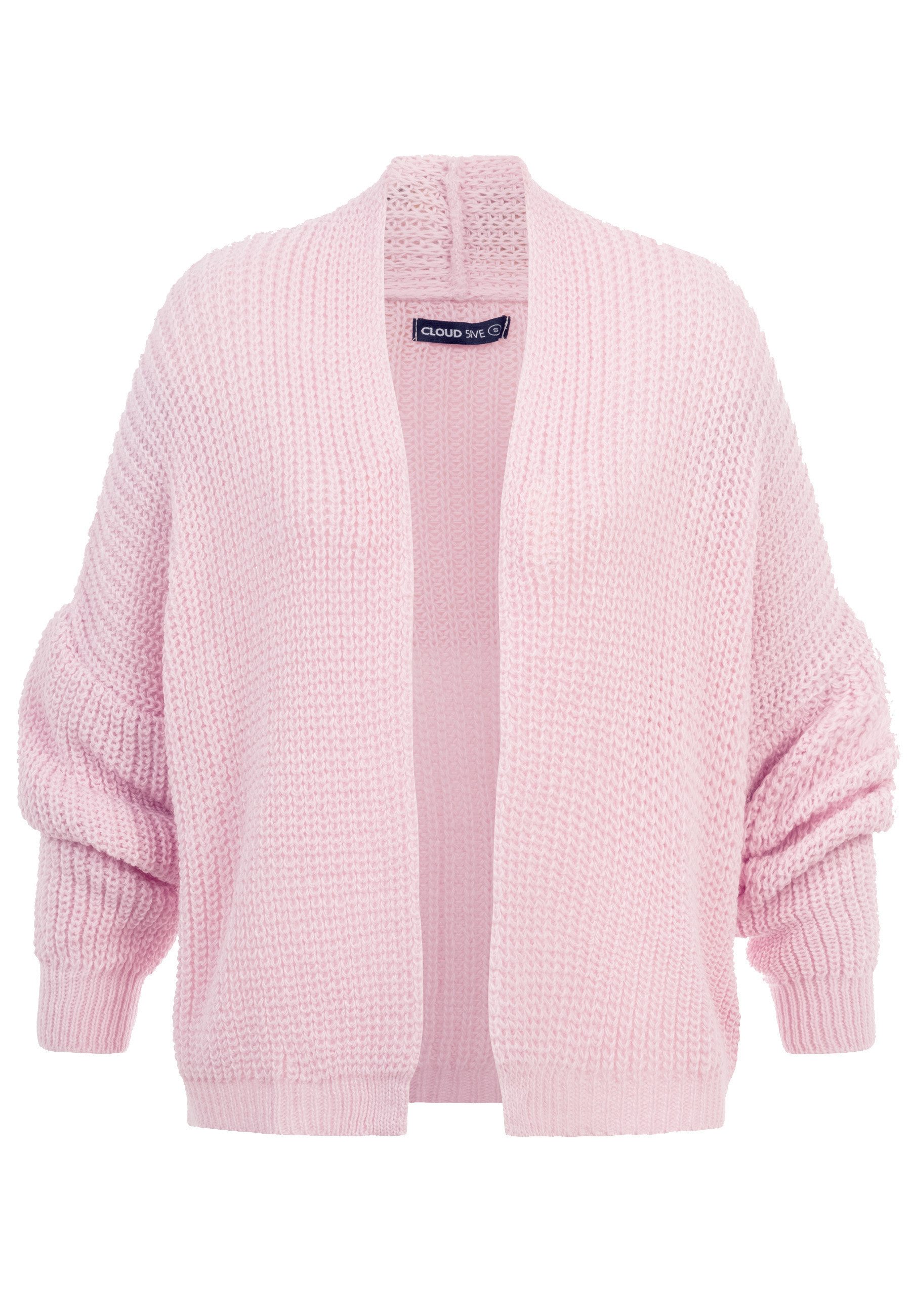 CLOUD 5IVE Cardigan CLOUD 5IVE Open Oversized Knit Cardigan (1-tlg)