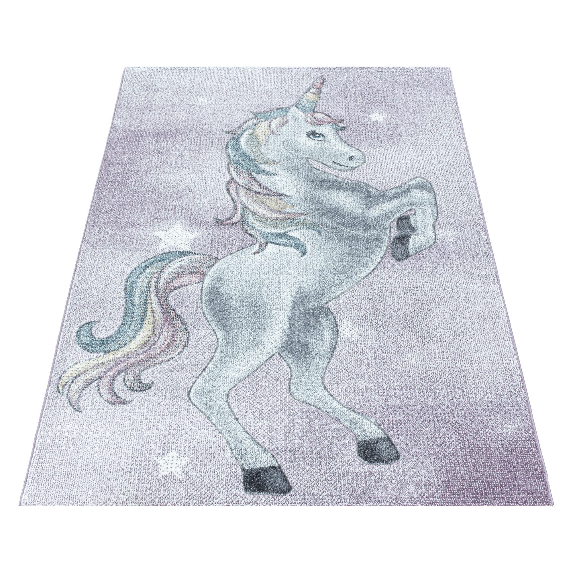 Carpettex Kinderteppich Einhorn-Design, Läufer, Höhe: 11 günstig online kaufen