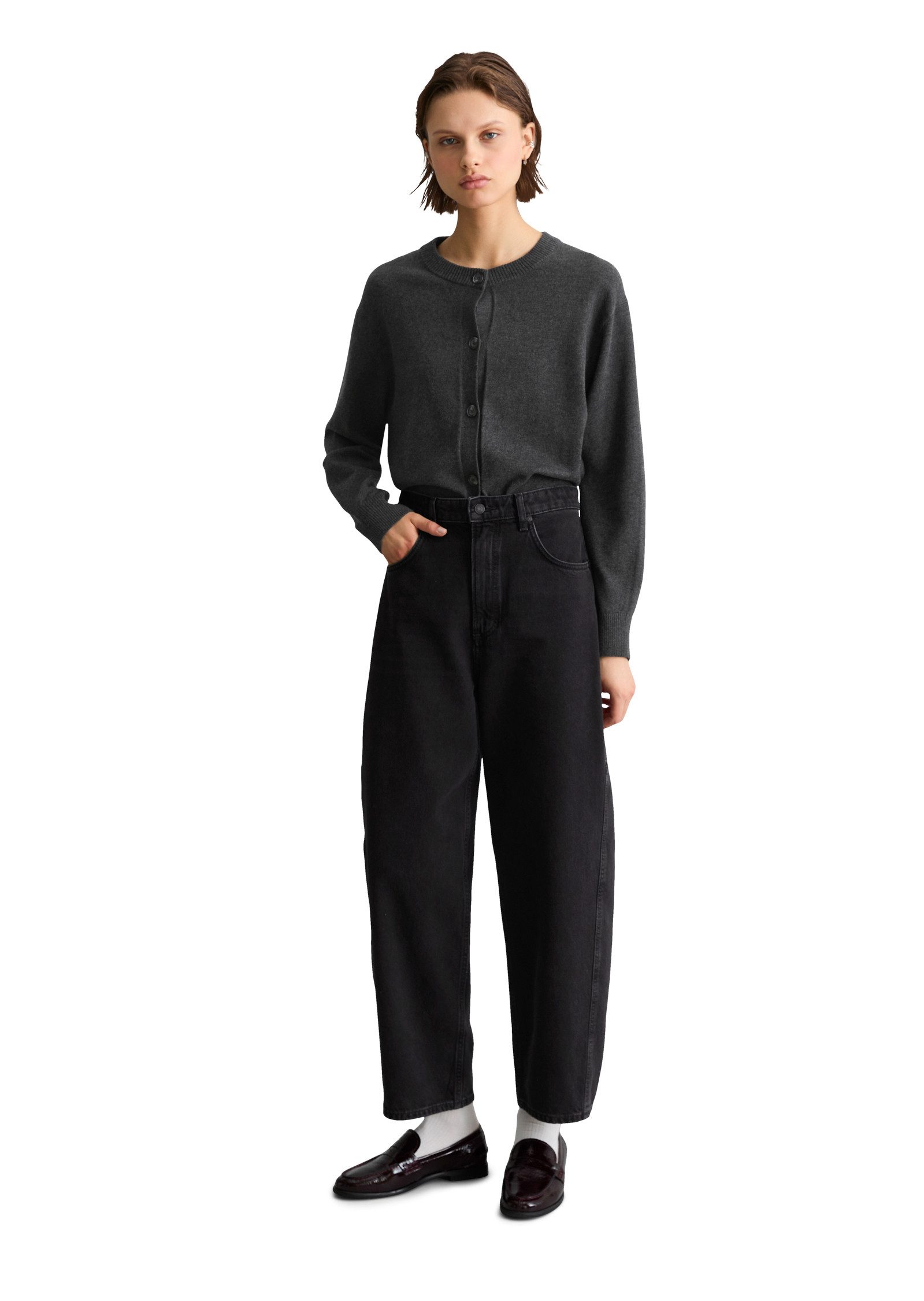 Marc O'Polo DENIM Cardigan aus Soft Cotton Stretch – Bild 5 von 5