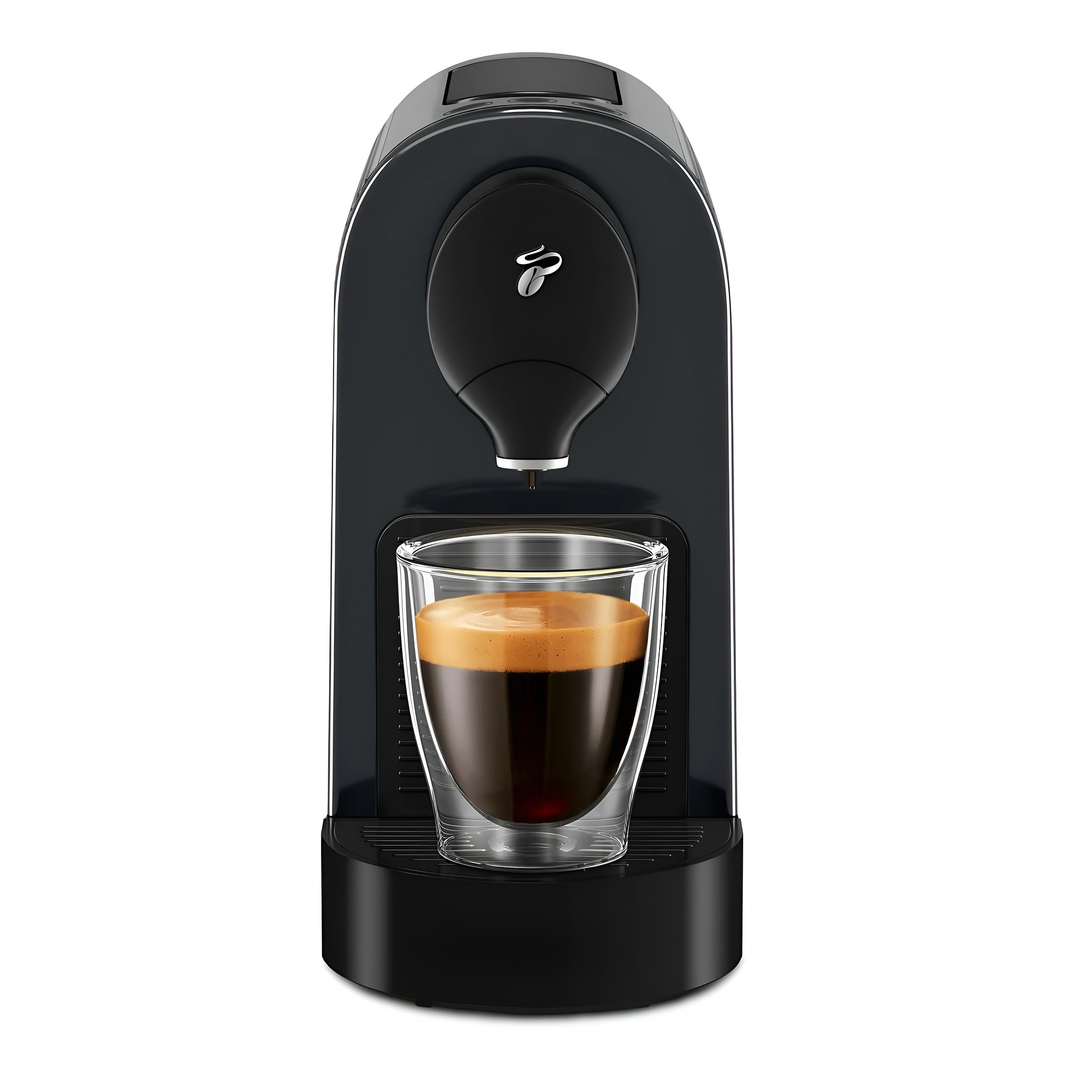 Kaffeevollautomat, Kapselmaschine Kapselmaschine, Tchibo 50 plus + Pure Espresso Kapselkaffee, Kapseln CAFISSIMO schwarz TCHIBO Maschine, Kapsel-/Kaffeepadmaschine Tchibo Qualität
