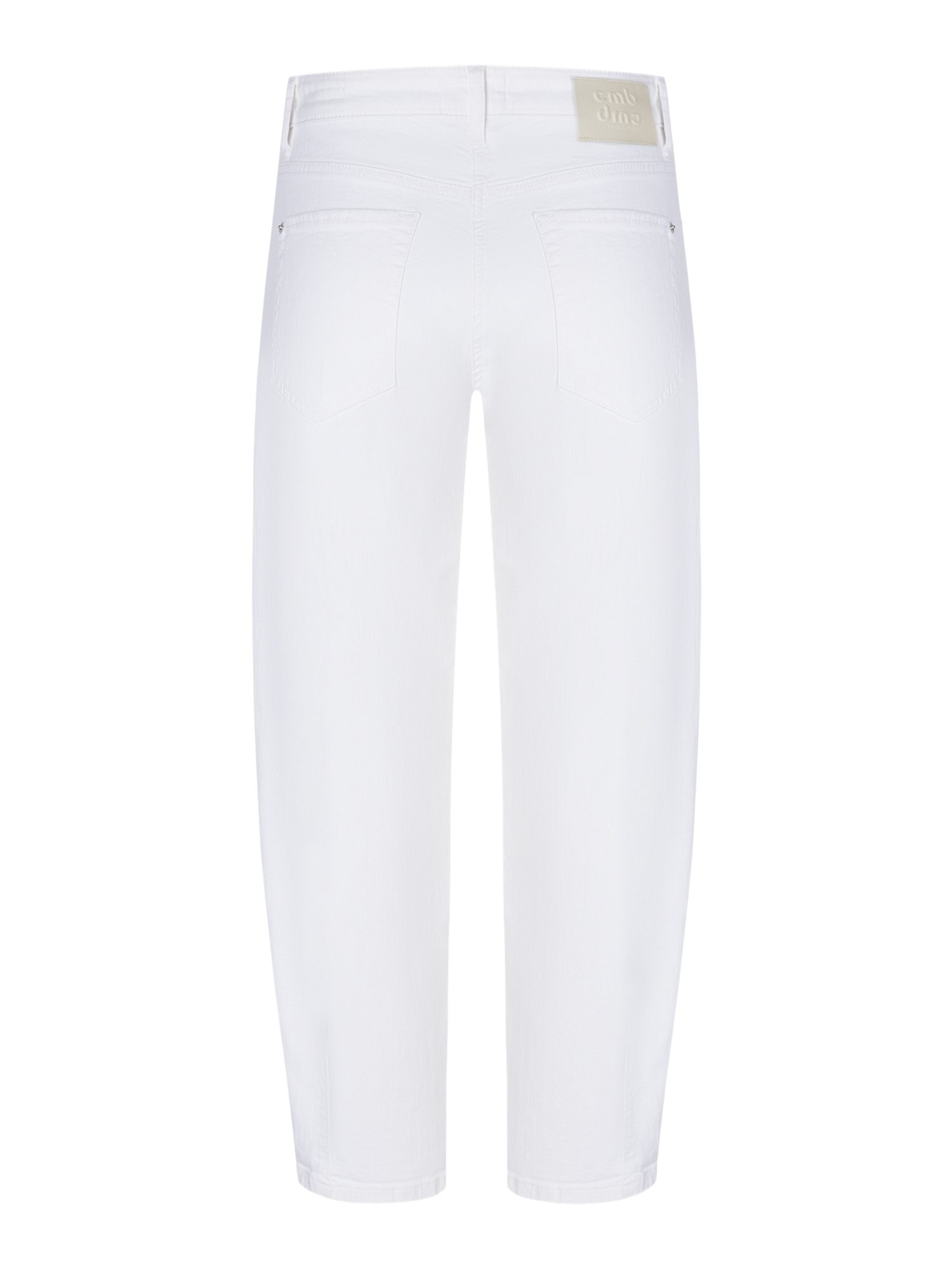 Cambio Stretch-Hose weiß,Casual,Baumwolle,Unifarben