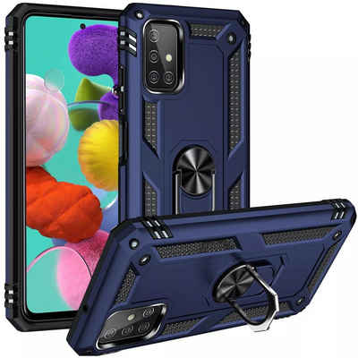 Numerva Handyhülle Schutz Hülle Outdoor Case für Samsung Galaxy A51, Panzer Hülle Bumper Case Cover