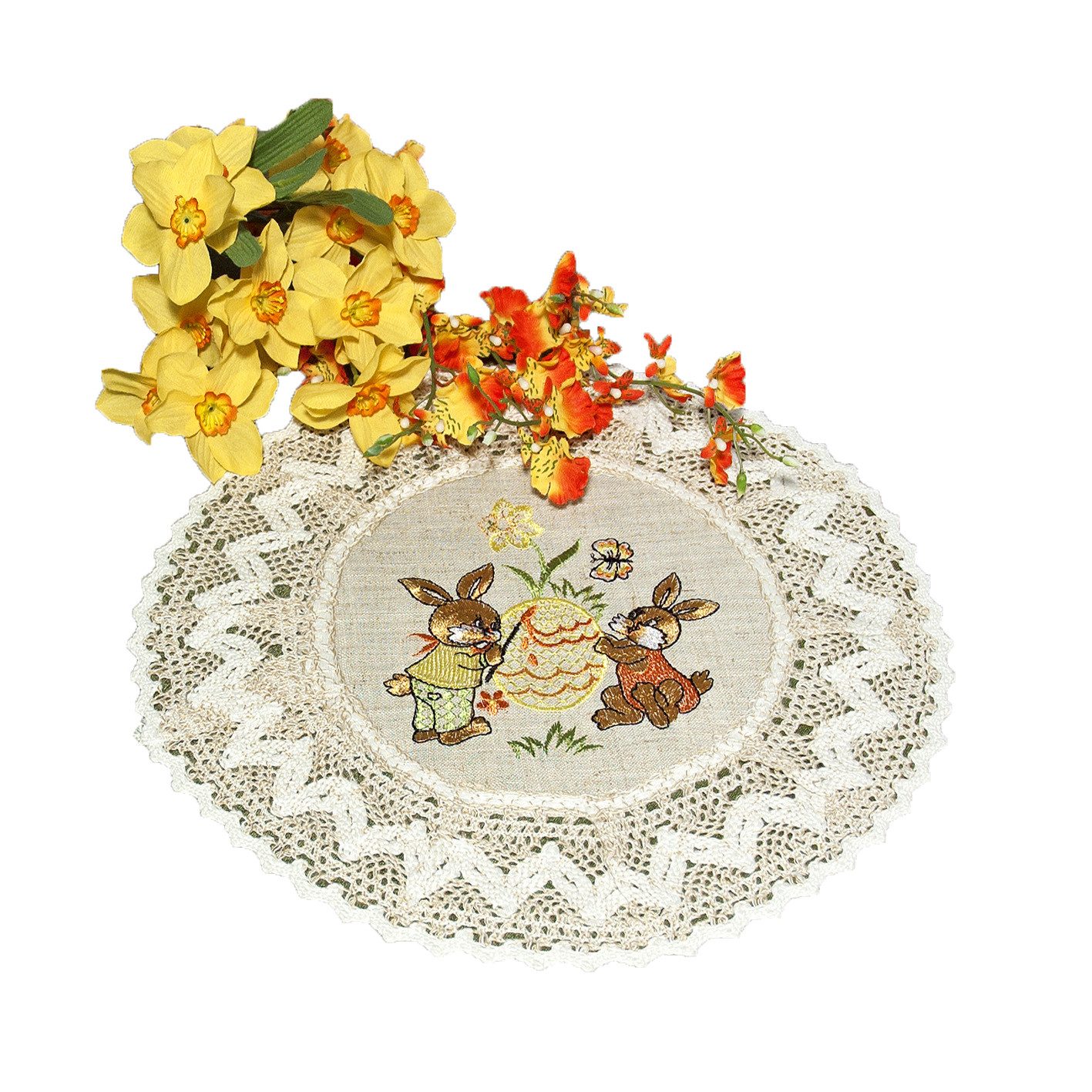 Delindo Lifestyle Tischdecke Tischdeckenserie Ostern (2-tlg), günstig online kaufen