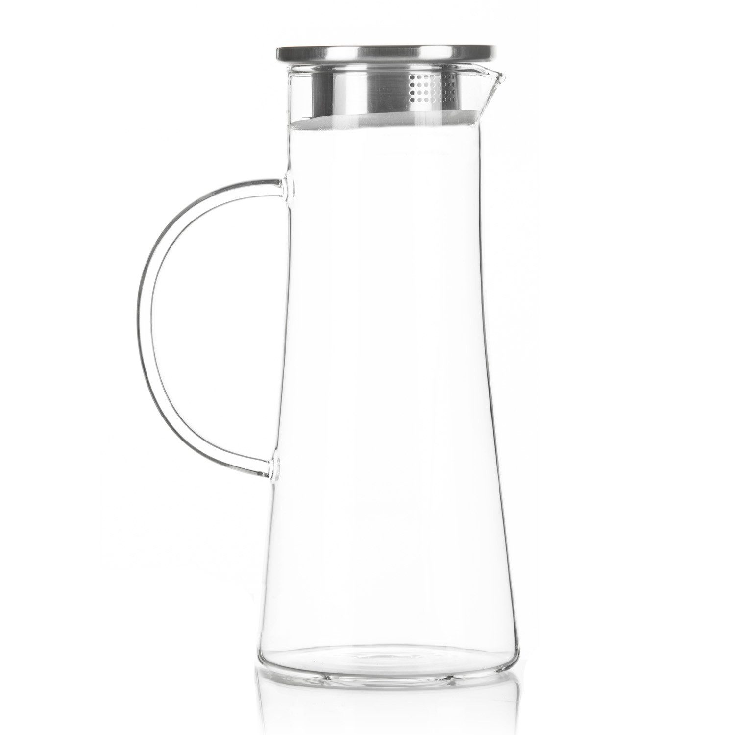 Fulenyi Wasserkrug 1,5 Liter - Karaffe Mit Deckel Für Heiße & Kalte Getränke