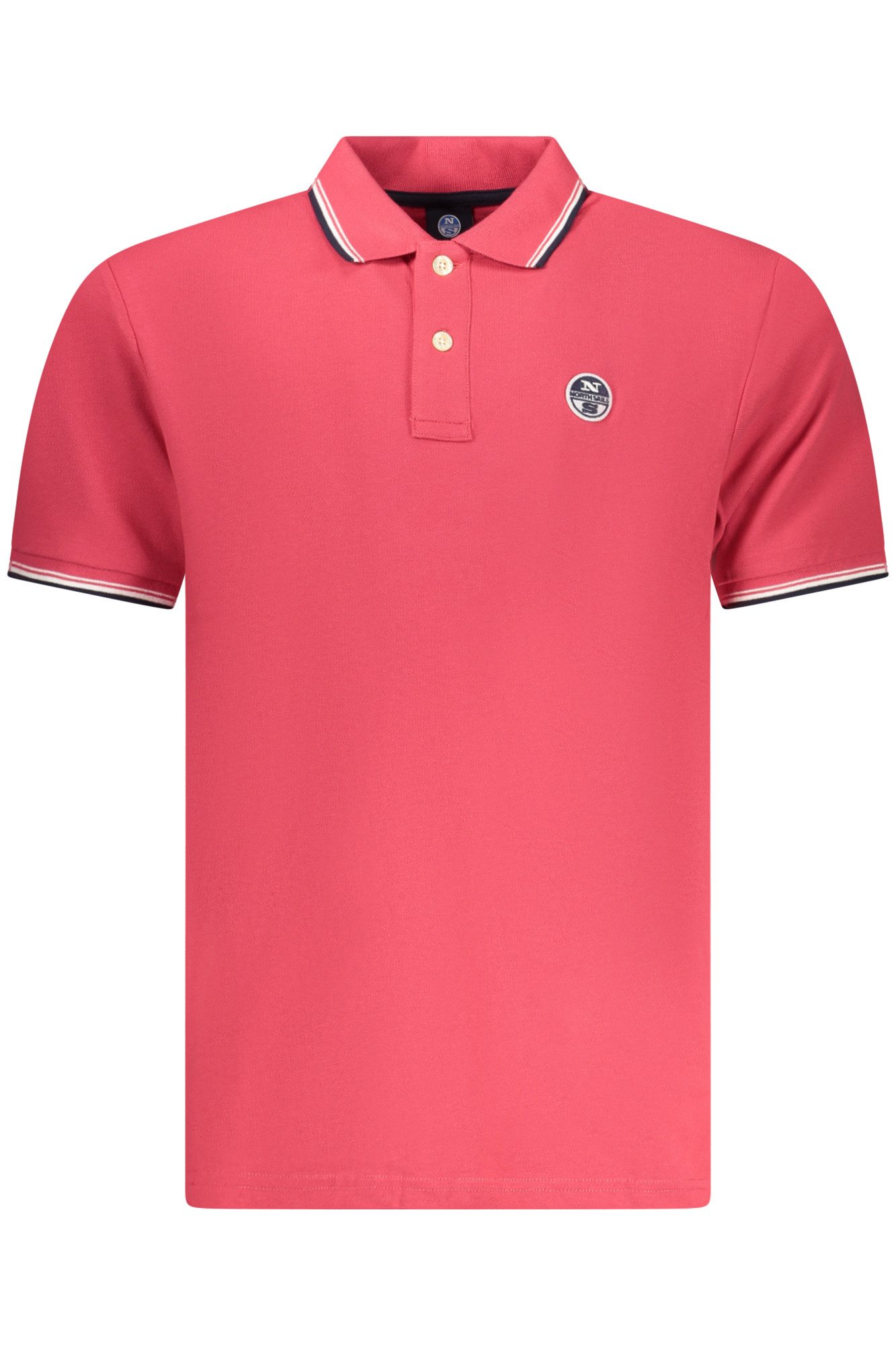 North Sails Poloshirt Elegantes rotes Kurzarm-Poloshirt für Herren mit