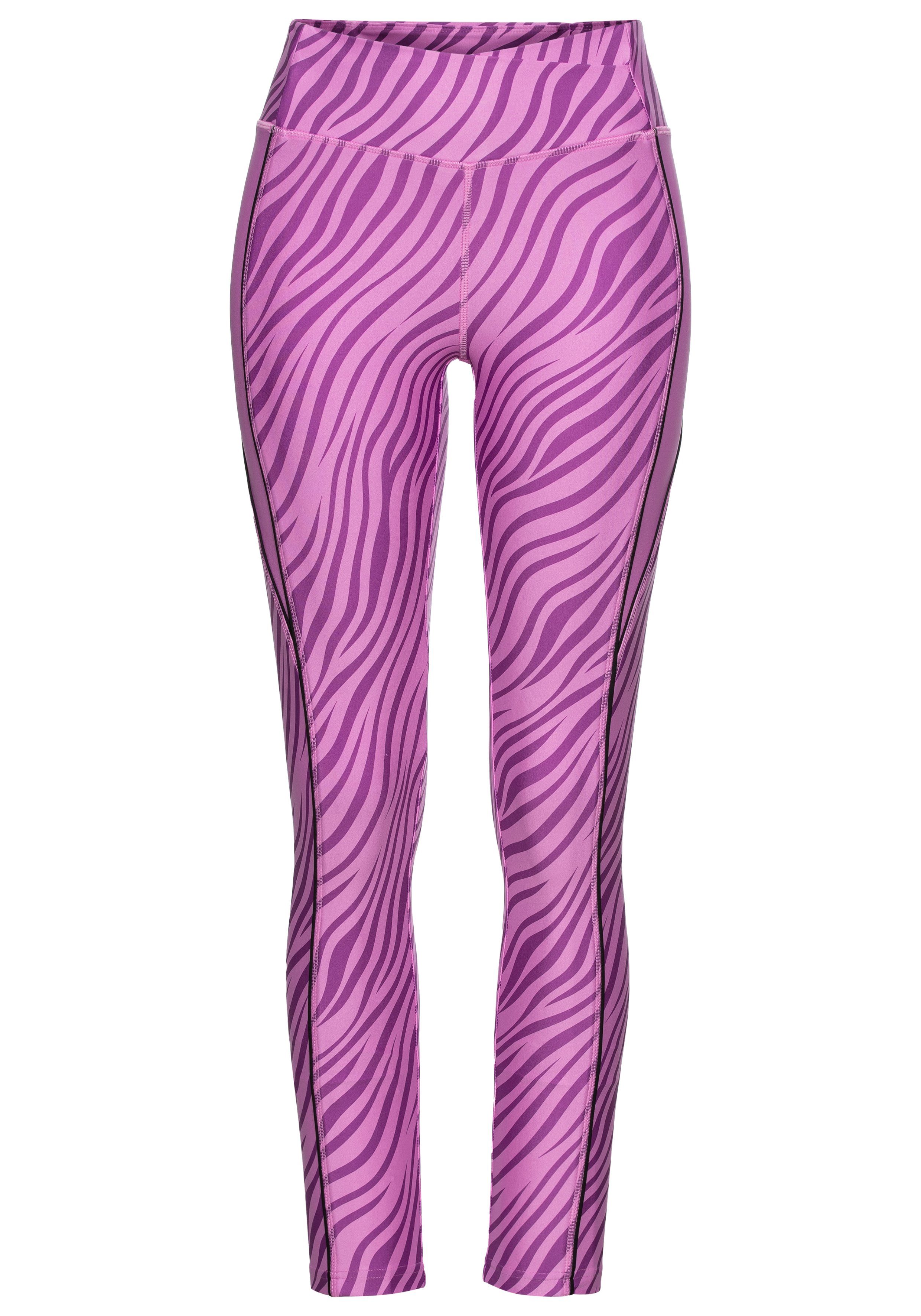 LASCANA ACTIVE Leggings mit Zebramuster günstig online kaufen
