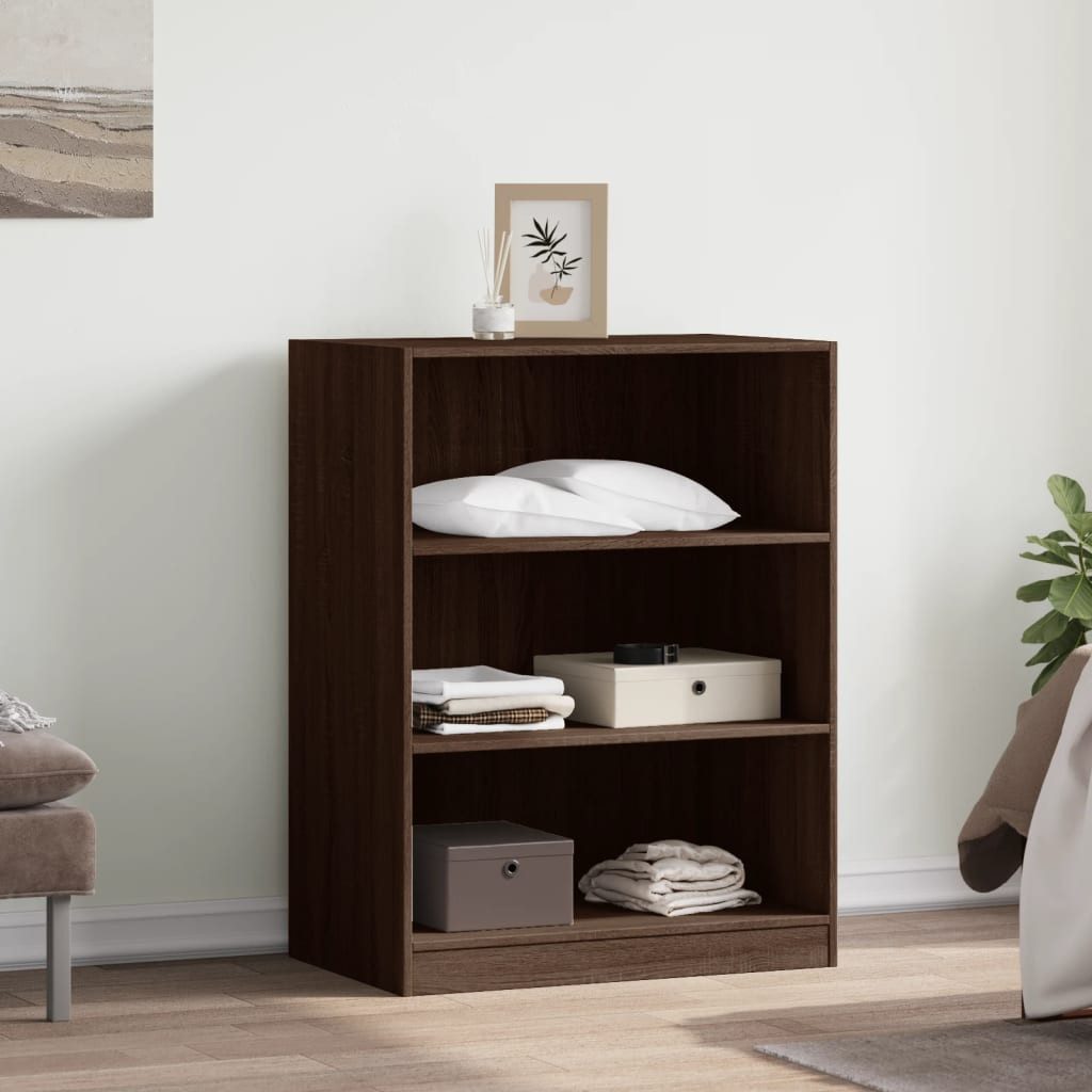 vidaXL Kleiderständer Kleiderschrank Braun Eichen-Optik 77x48x102 günstig online kaufen