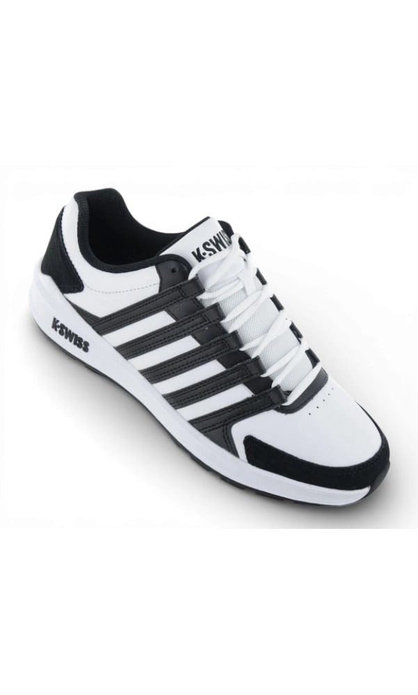 K-Swiss Vista Trainer Leder weiss/schwarz Herren Sneaker günstig online kaufen