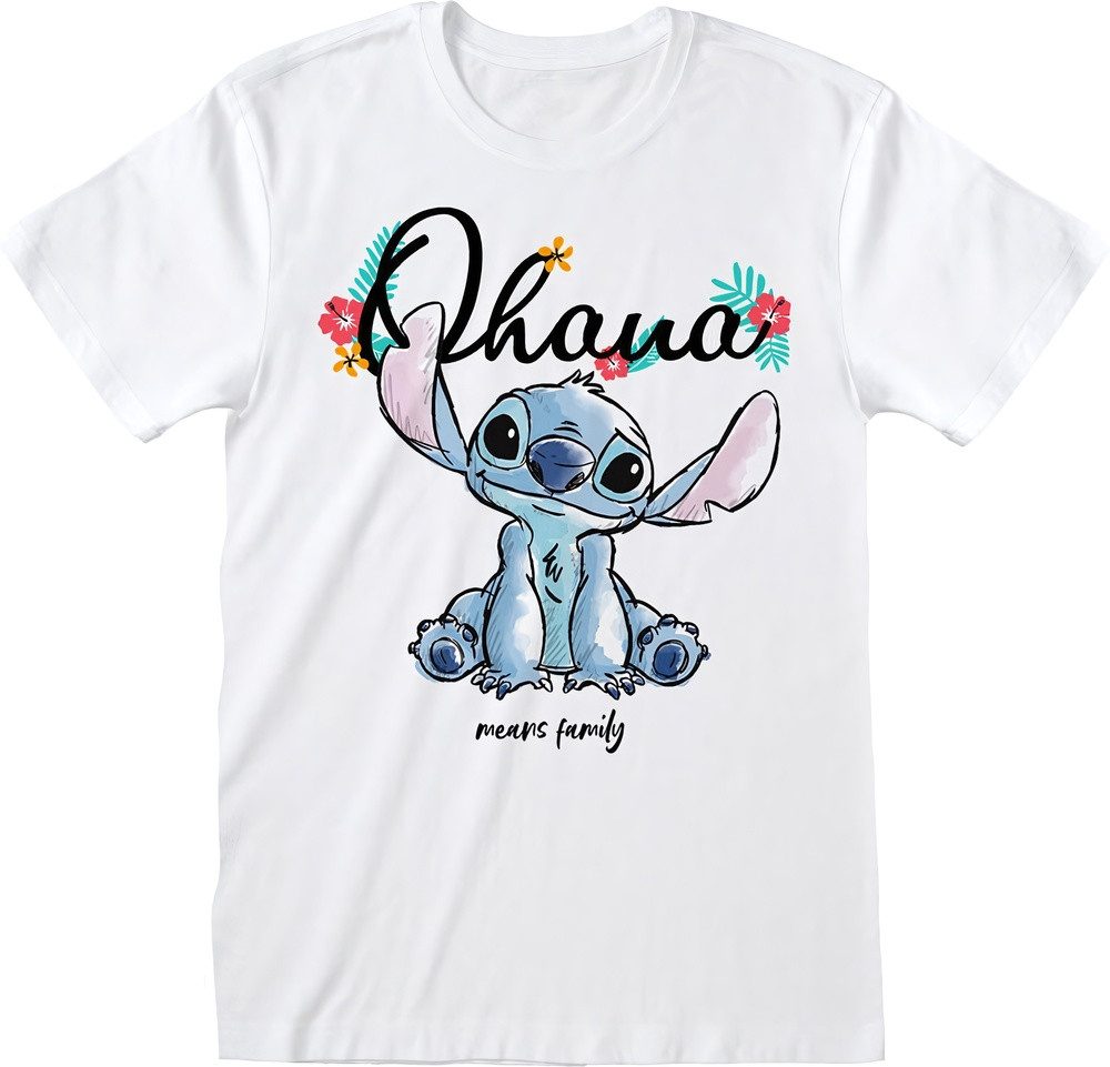 Lilo & Stitch T-Shirt Ohana Means Family T-Shirt günstig online kaufen
