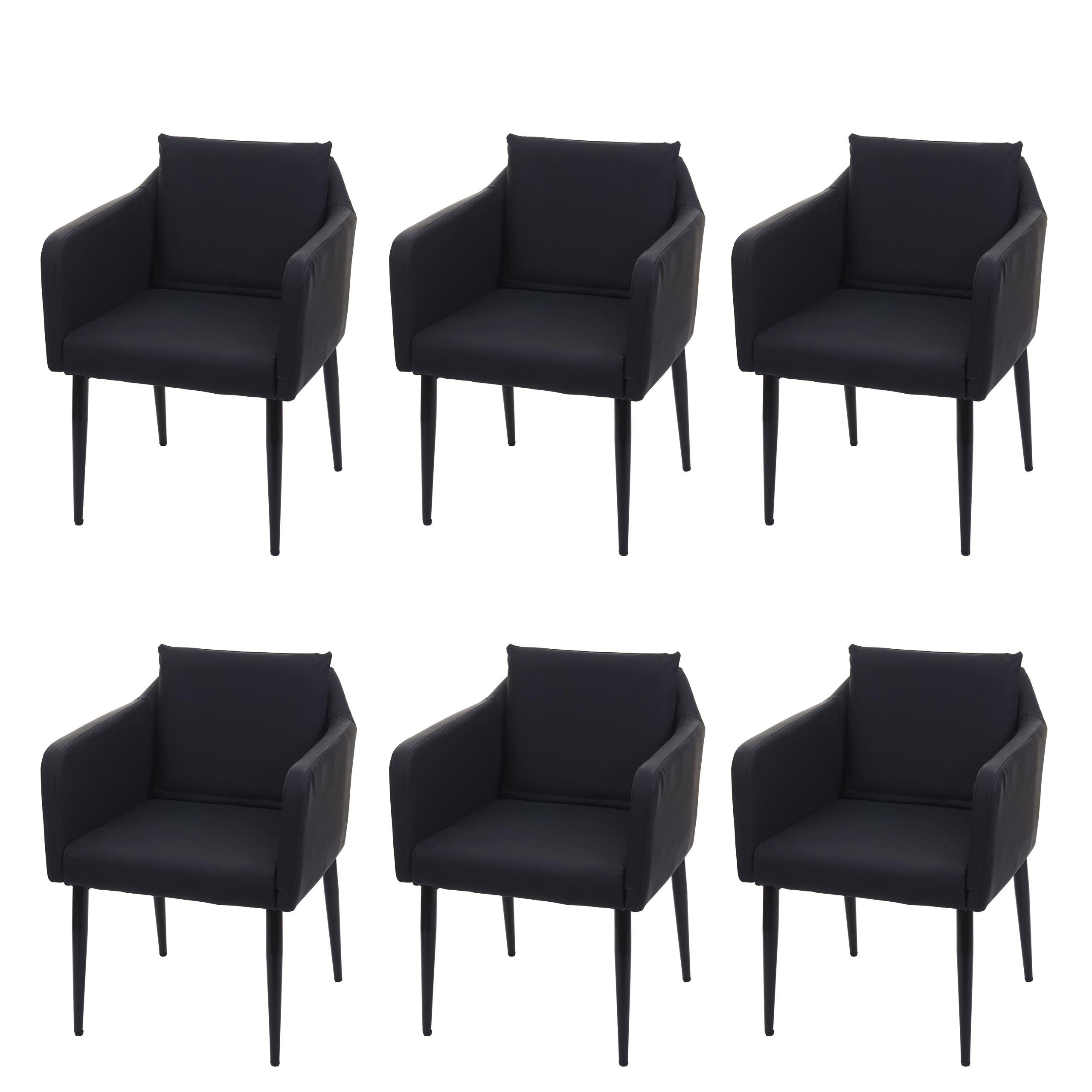 MCW Esszimmerstuhl MCW-H93-S-6 (Set, 6 St), 6er-Set, Bequeme Sitzpolsterung, Rückenkissen mit Reißverschluss | Stühle