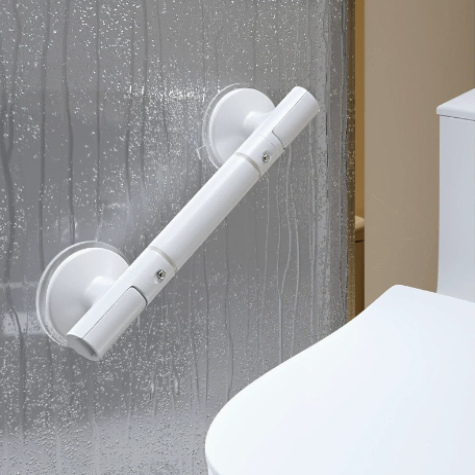 Jumpeak Haltegriff Haltegriffe für senioren,Haltegriff badewanne,Haltegriff mit saugnapf, Länge 35/45cm, Breite 8.5/9.5cm, Höhe 8cm