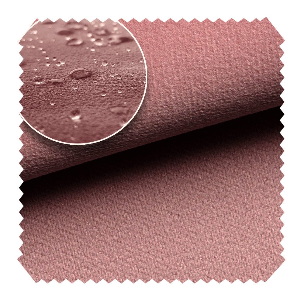 novely® Stoff TRITON - Wasserabweisender Microfaser Velours-Möbelstoff Wildleder-Opt, Wasserfest, Schmutzabweisend, Meterware, 1lfm