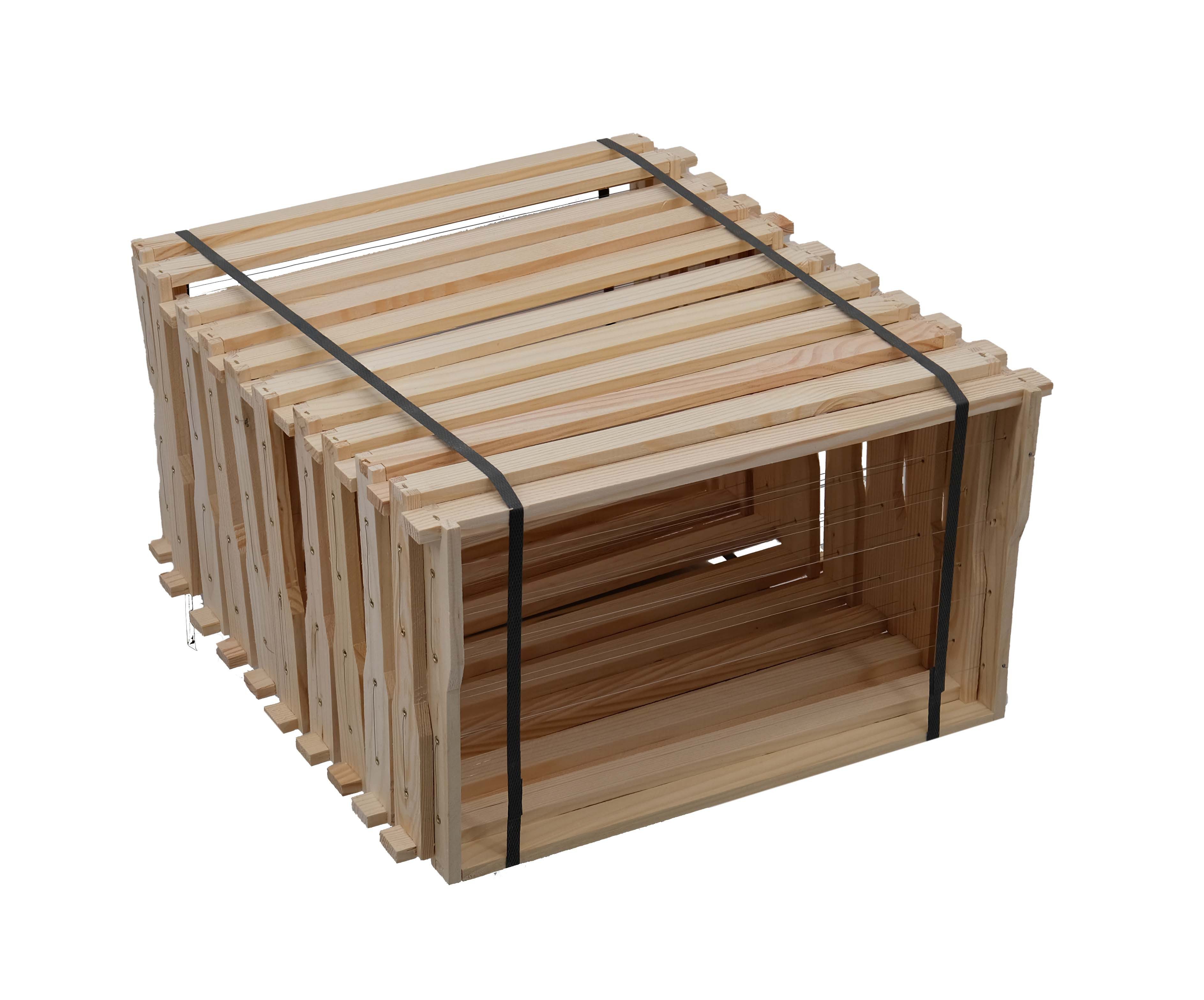 Bienenwagner.de Bienenbeute 20x DNM Rähmchen Hoffmann gedrahtet Deutsch Normal Segeberger, 20-tlg.