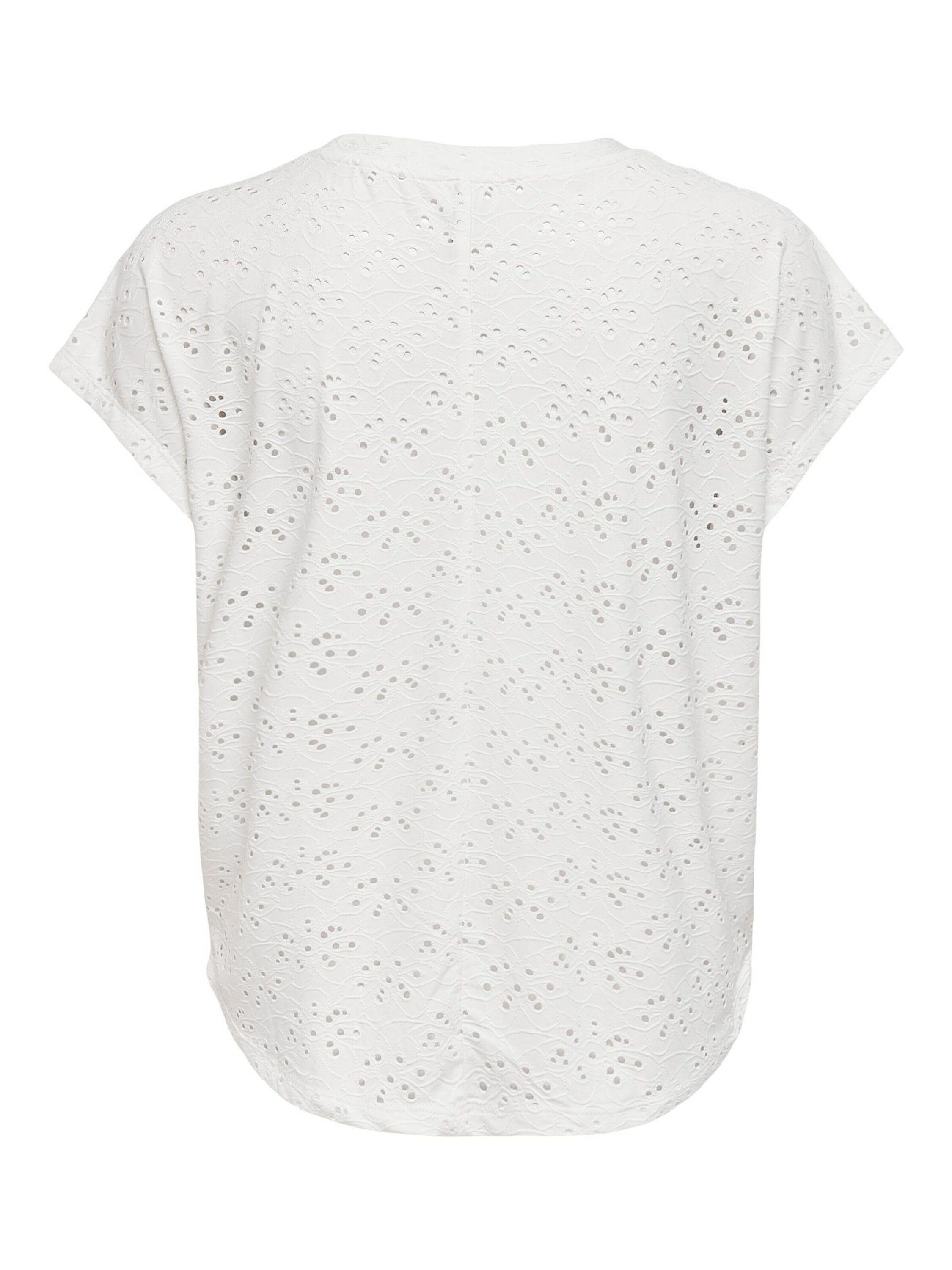ONLY T-Shirt ONLSMilla (1-tlg) Lochmuster günstig online kaufen