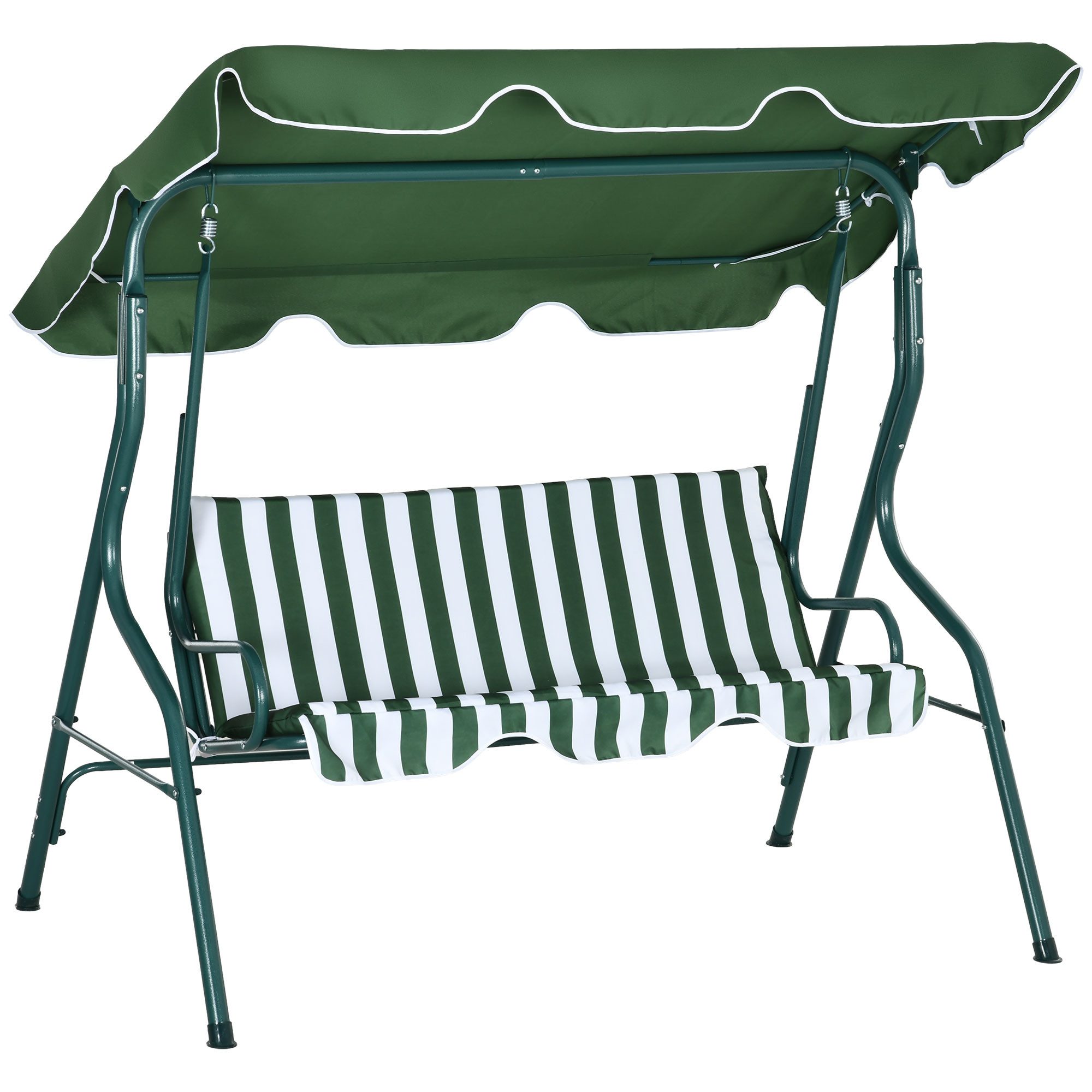Outsunny Hollywoodschaukel Schwingbank mit Verstellbarem Sonnendach, günstig online kaufen