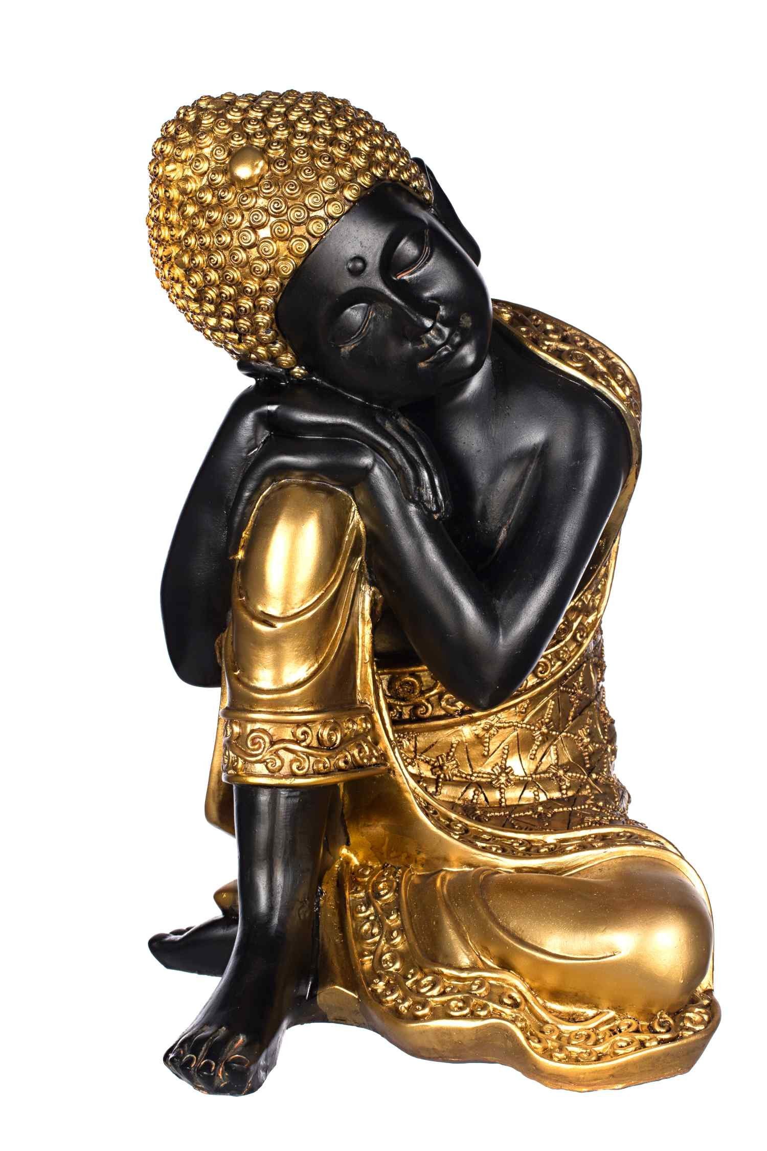 BIRENDY Buddhafigur Buddha SY 7021 Antik Gold Figur 37cm Statue Büste Garte günstig online kaufen