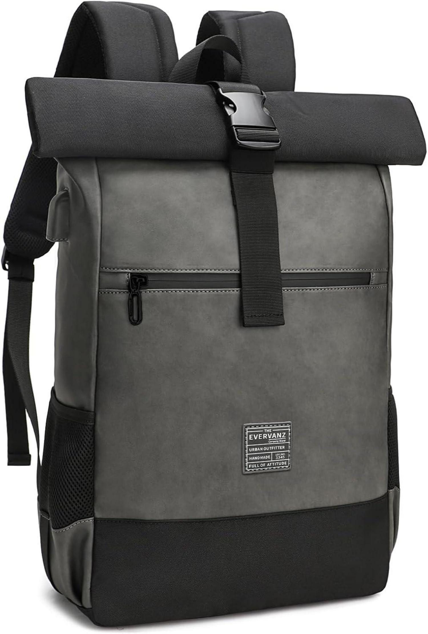 LuxusKollektion Laptoprucksack Rolltop Laptop Rucksack mit günstig online kaufen