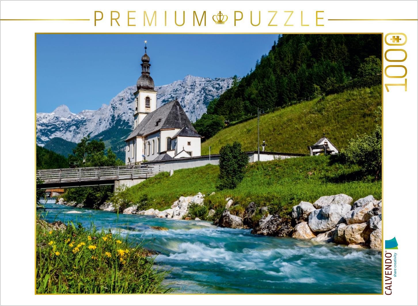 CALVENDO Puzzle CALVENDO Puzzle Ramsau - Alpen 1000 Teile Puzzle quer, 1000 günstig online kaufen