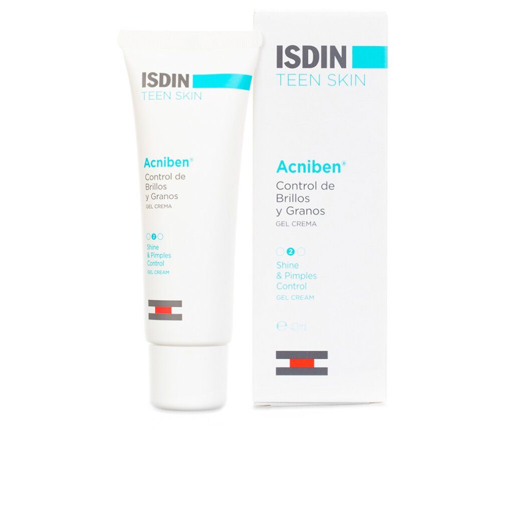 Isdin Tagescreme Acnibel Teen Haut Gel Creme für Glanz und Grain Control