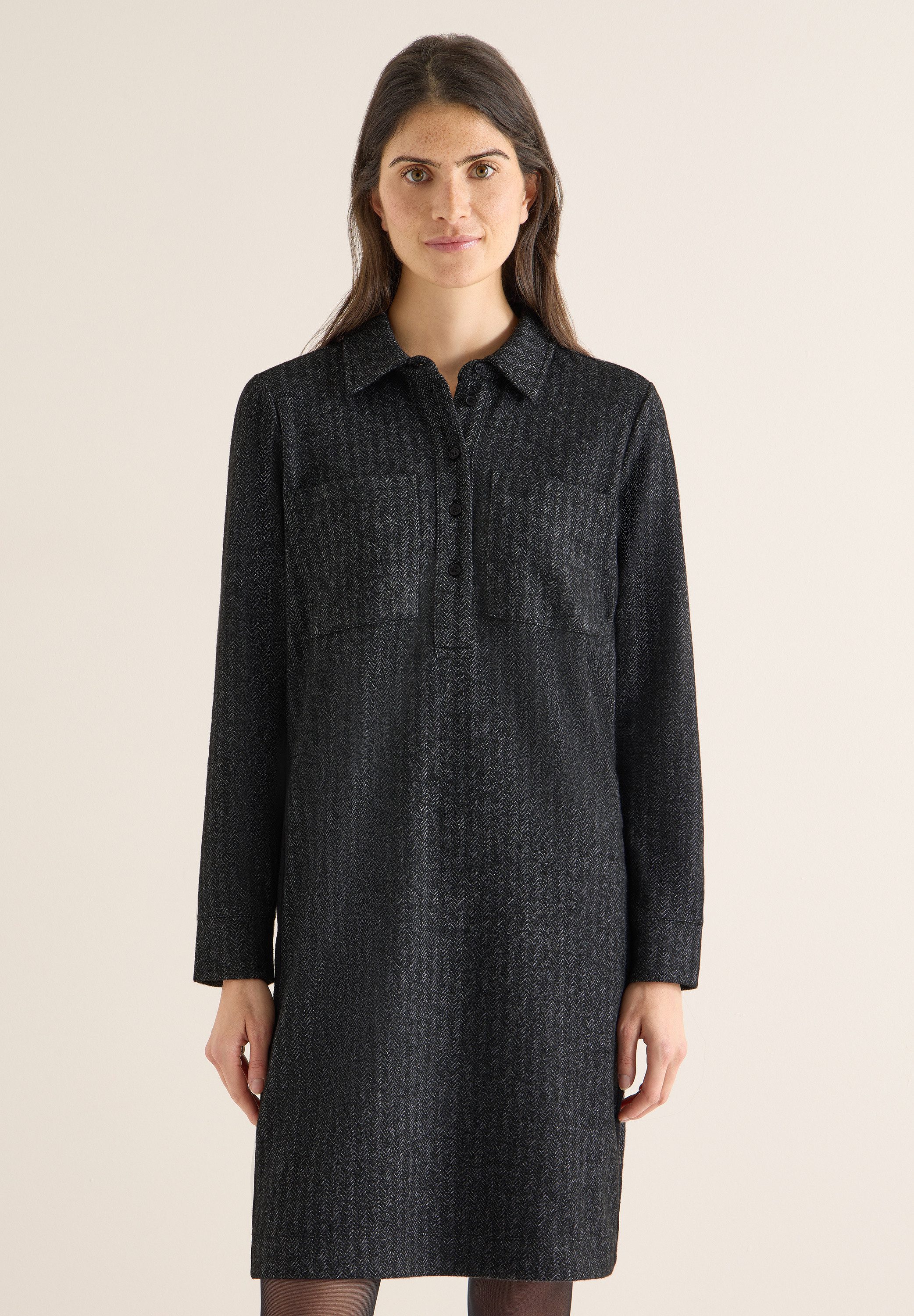 CECIL Blusenkleid im Hemdblusen-Style