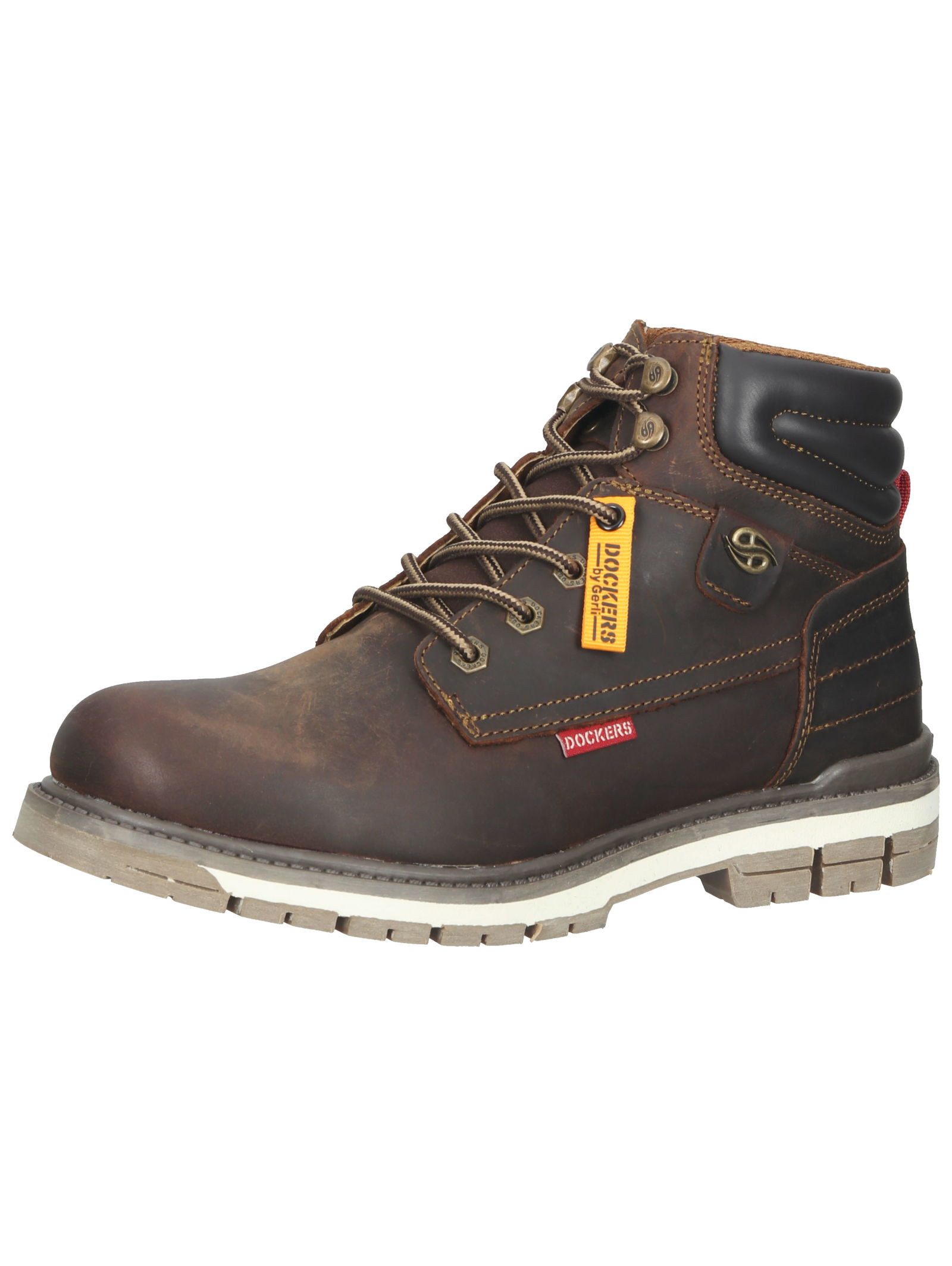 Stiefelette Leder Schnürstiefelette