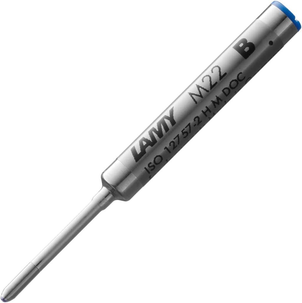 LAMY Kugelschreibermine M 22 M, Kugelschreibermine M22, Farben Schwarz, Blau, Dokumentenecht, Stärke M