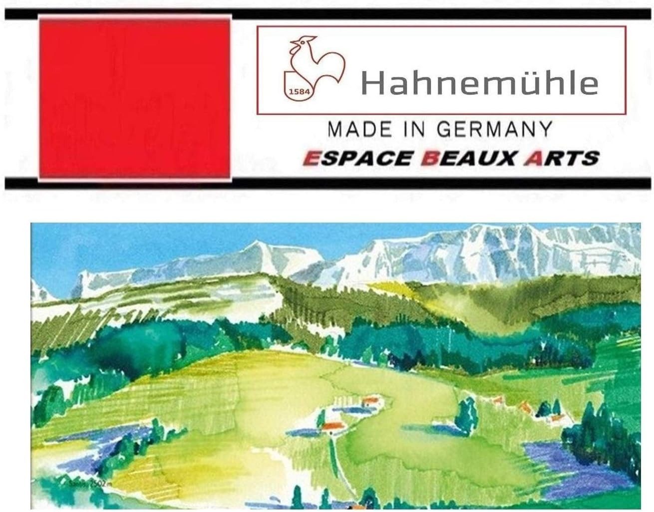 Hahnemühle Aquarellpapier Harmony 24x30cm, 300g/m², 12 Blatt Matt, Cold Pressed