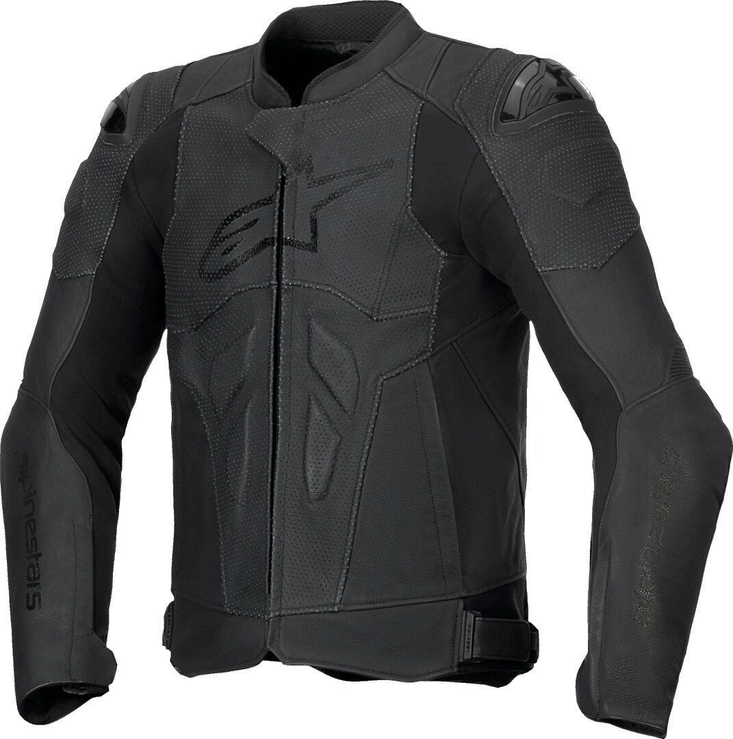 Alpinestars Motorradjacke Dusk Airflow perforierte Motorrad Lederjacke Wass günstig online kaufen