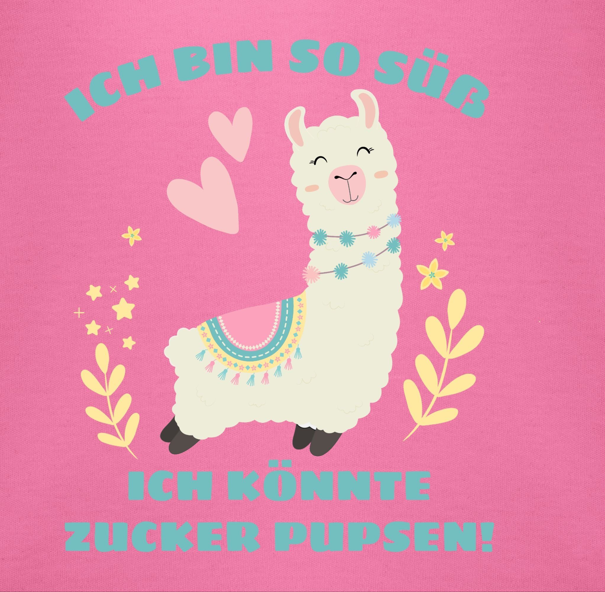 könnte Lama so ich 1 bin Ich Sprüche Pupsen, Lätzchen Baby Pink süß Zucker Shirtracer