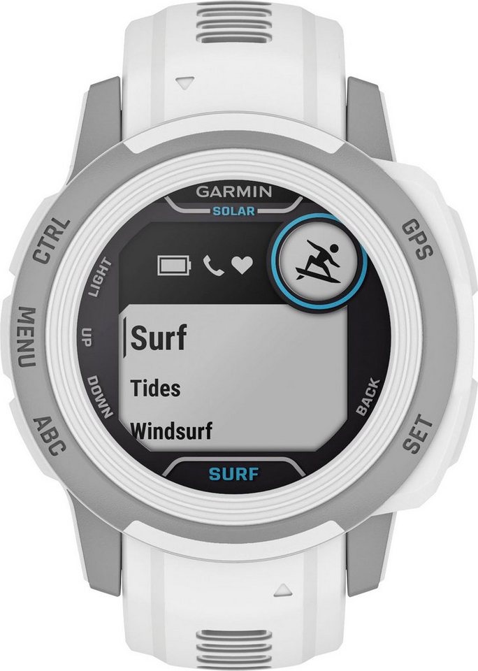 Garmin INSTINCT 2S SOLAR SURF EDITION Smartwatch (2,1 cm/0,79 Zoll, Garmin),  2,1 cm / 0,79\