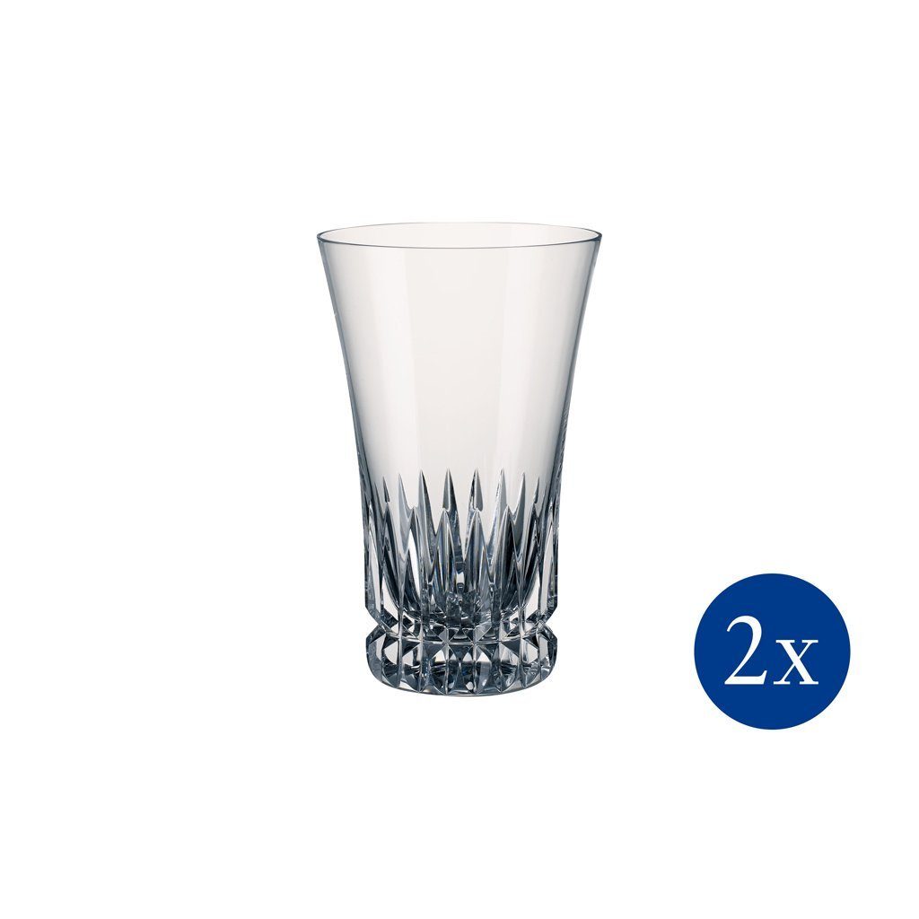 Villeroy & Boch Longdrinkglas Grand Royal Longdrinkglas, Set 2tlg. 145mm, Glas