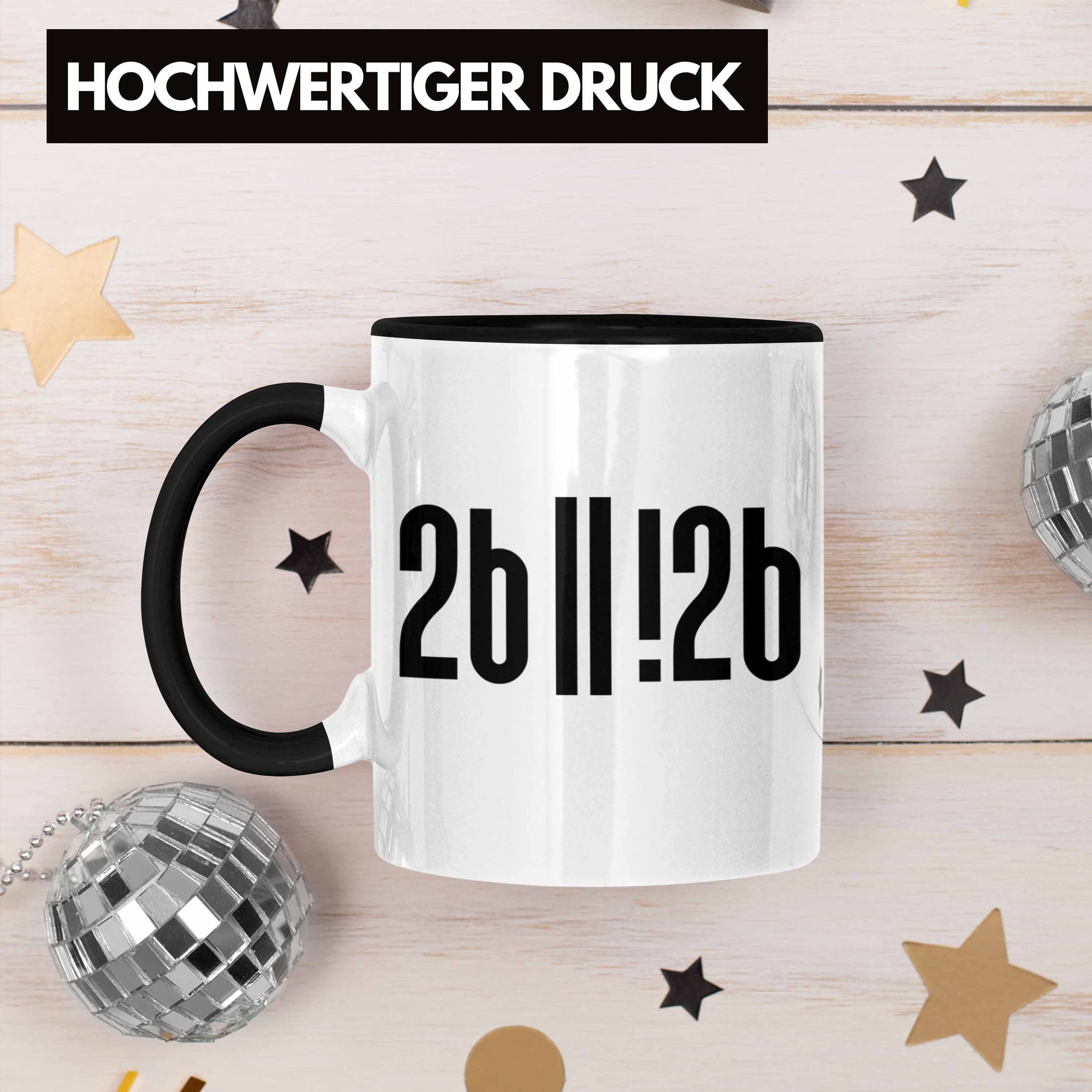 Trendation Tasse Sein Oder Programmierer Sein Tasse Schwarz Geschenkidee Informatiker Trendation Geschenk Spruch Nicht - für