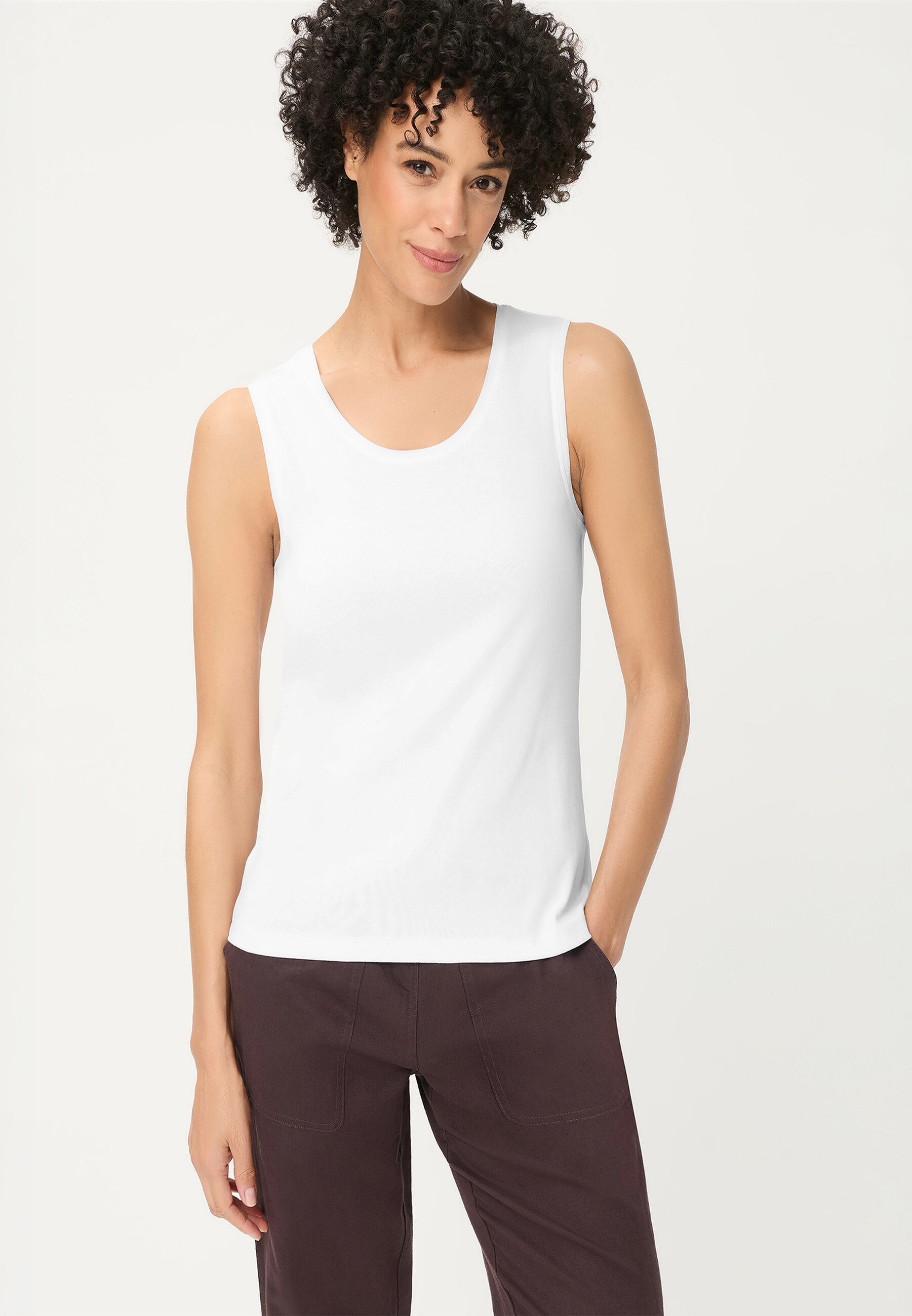 Olsen Cardigan Shirt mit Rundhalsausschnitt