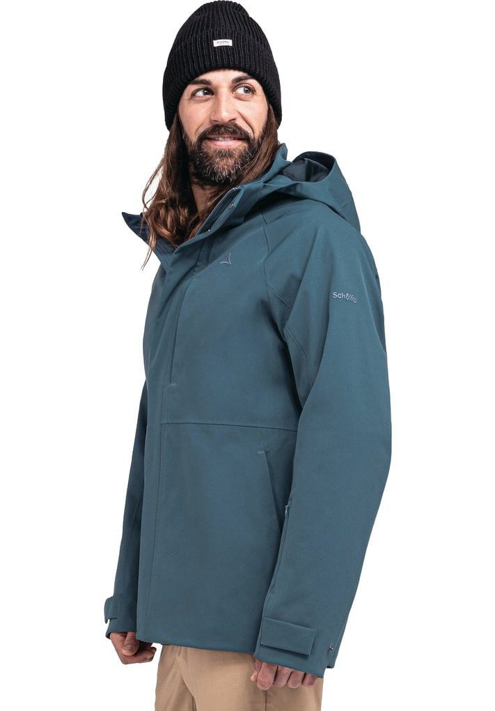 Schöffel Winterjacke ZipIn Toledo (wasserdicht, winddicht, atmungsaktiv) blau Herren
