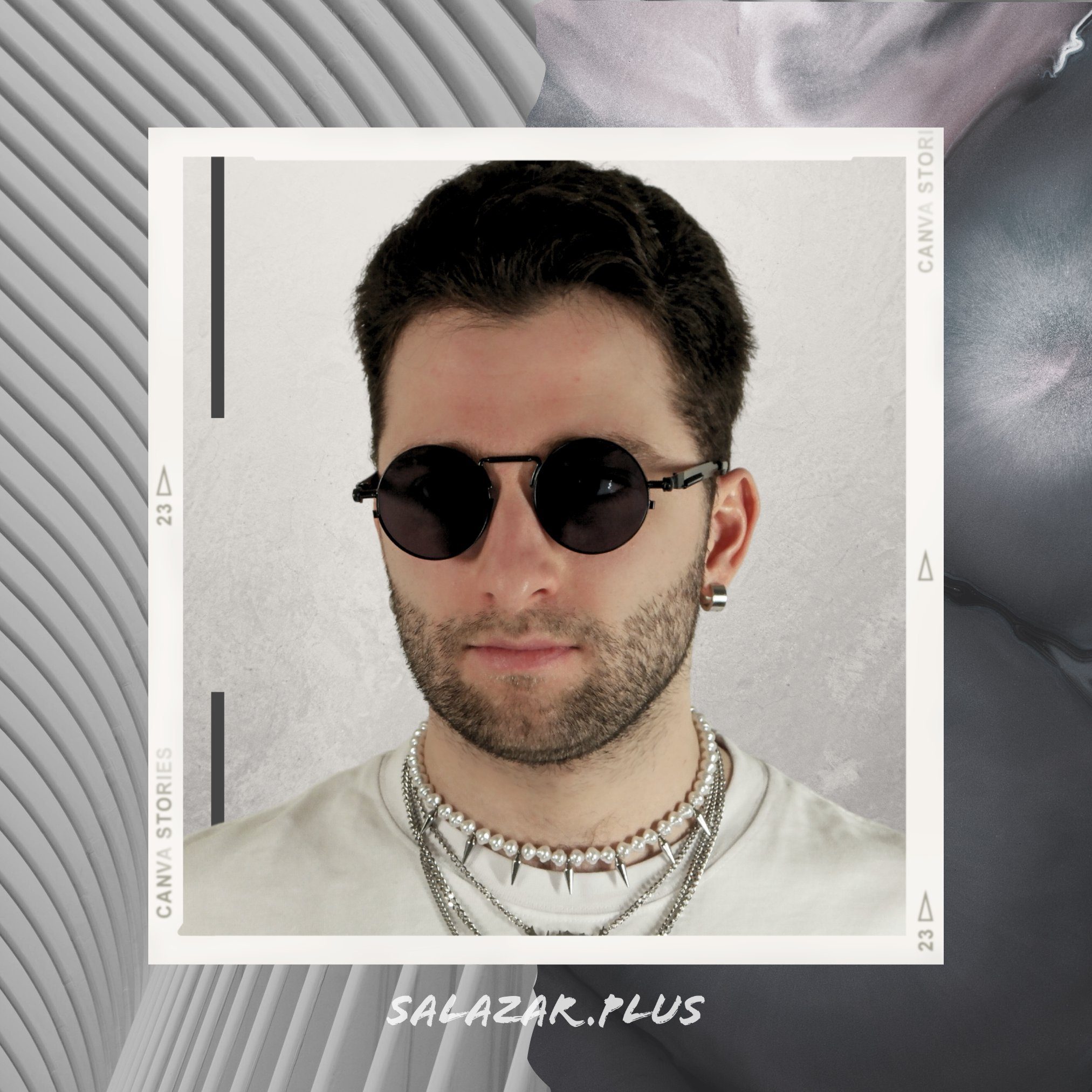 salazar.plus Sonnenbrille Rund Cyberpunk Unisex 4 günstig online kaufen