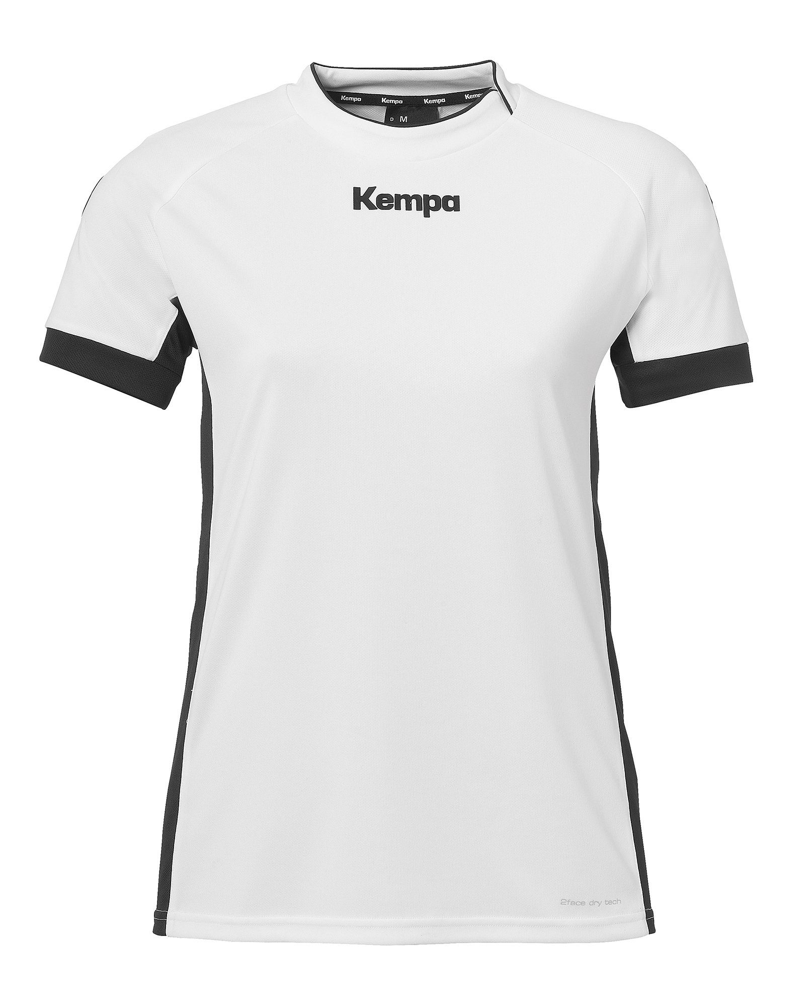 Kempa Kurzarmshirt Kempa TRIKOT PRIME WOMEN Shirt weiß/schwarz schnelltrocknend