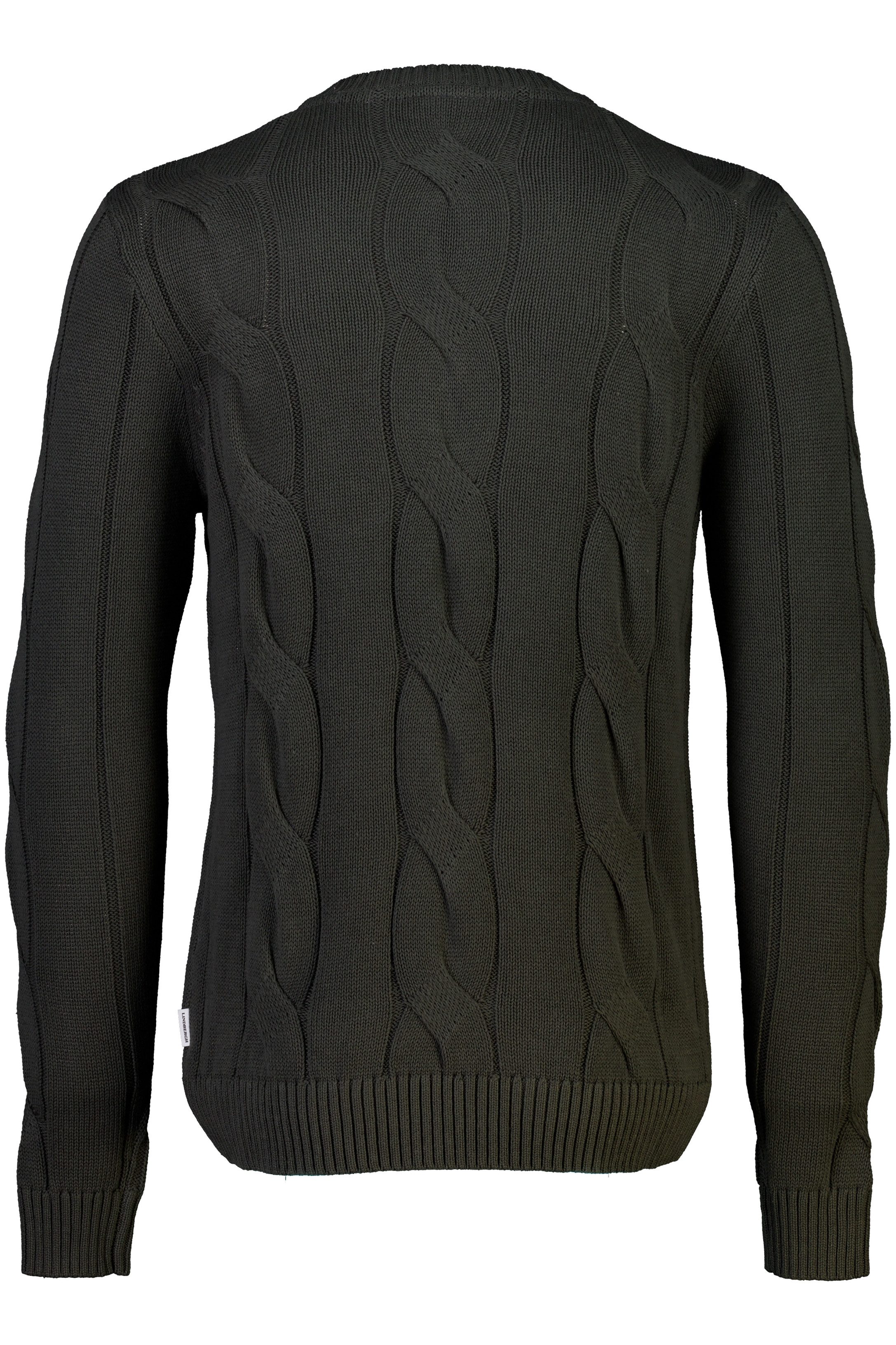 LINDBERGH Rundhalspullover mit stilvollem Zopfmuster günstig online kaufen