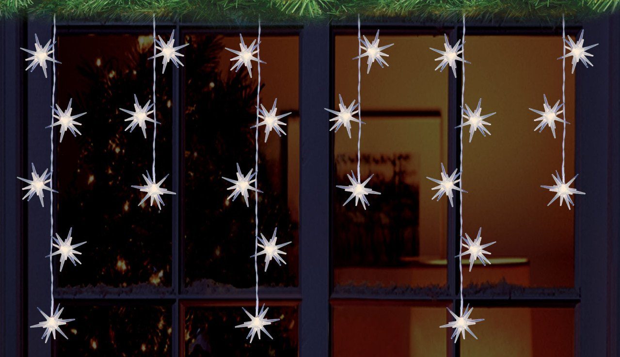Trend Line LED-Lichterkette TrendLine LED-Lichtervorhang Sterne günstig online kaufen