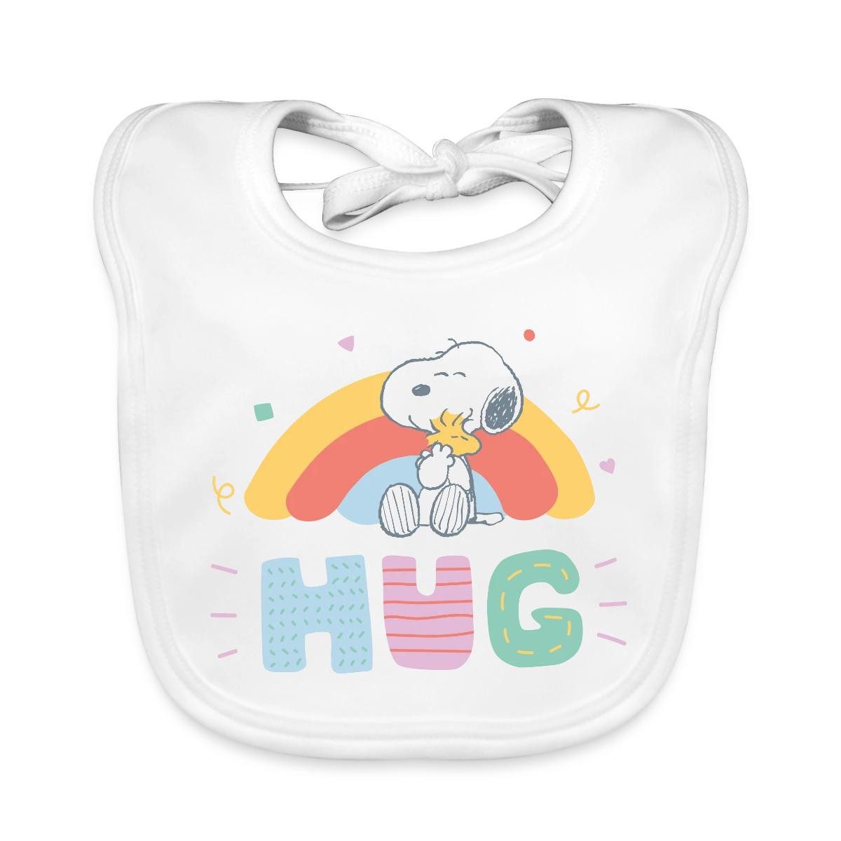 Lätzchen Peanuts Snoopy & Woodstock Hug Bio Baby Lätzchen Waschbar
