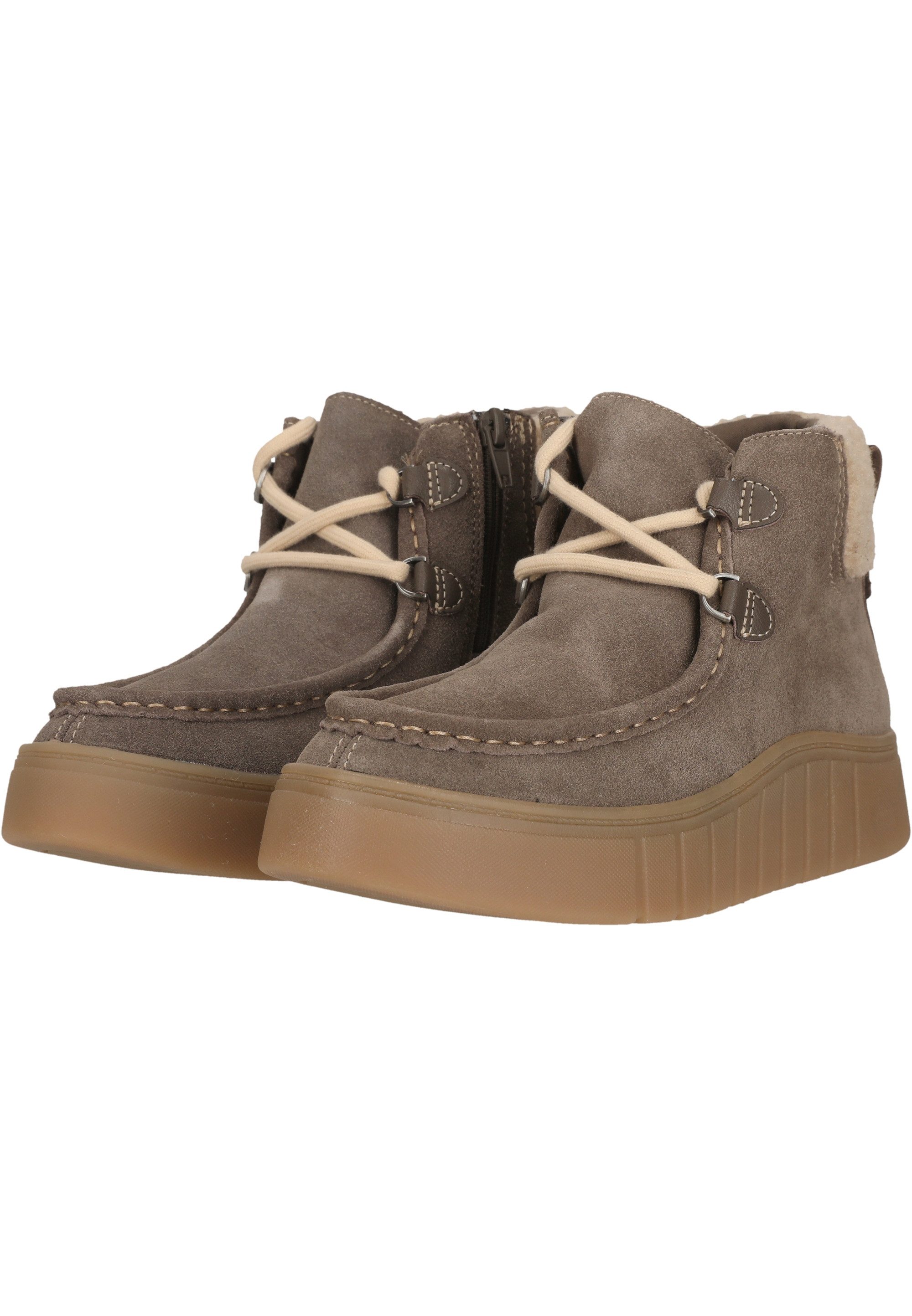 Clarks Mykah Izzy Stiefel mit Profilsohle und Flexkerben – Bild 4 von 5