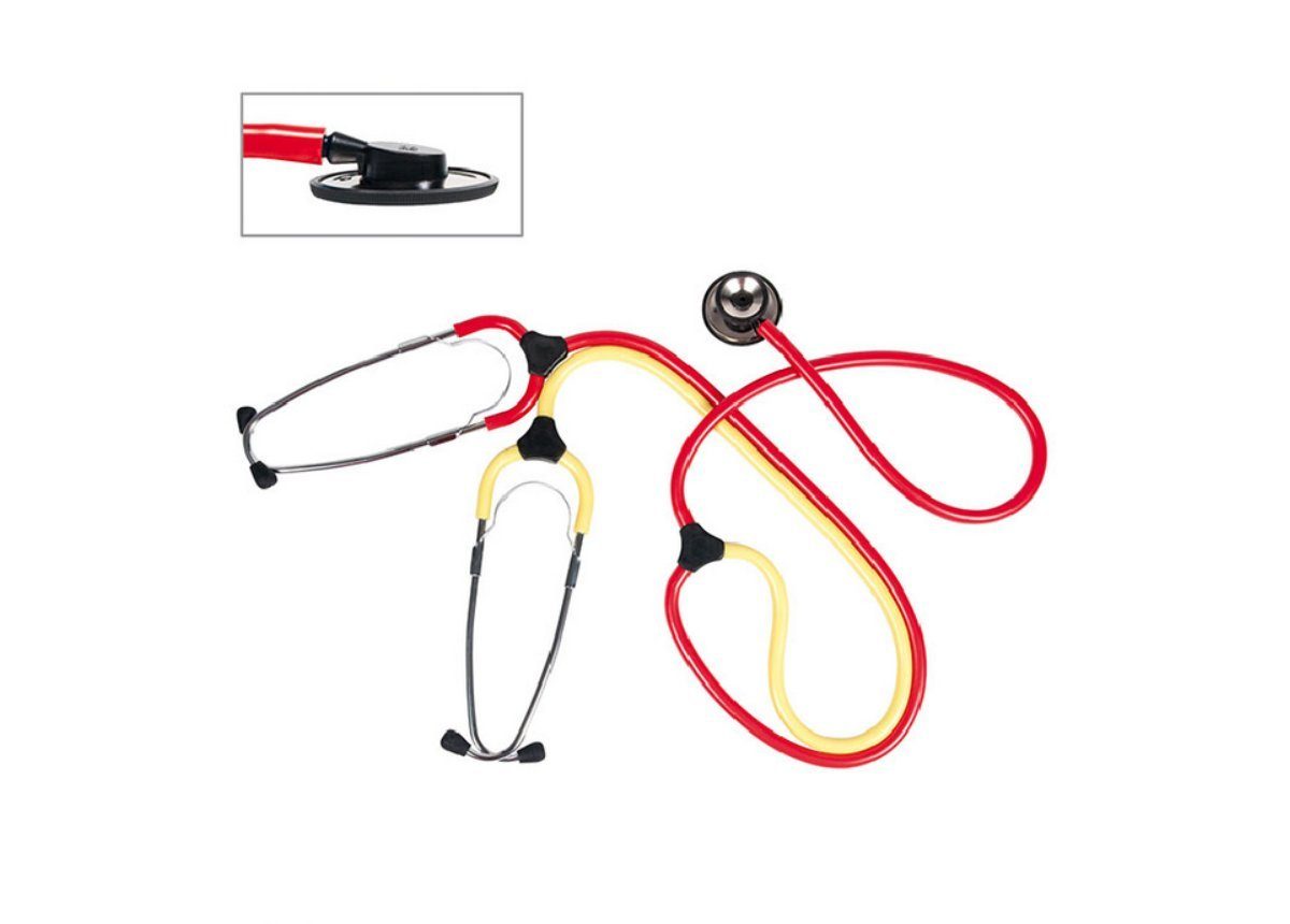 KaWe Stethoskop Schwestern-Lehr-Stethoskop, (Top-Set, Leichtes Eigengewicht, Auswechselbare Membran), Didaktisches Lehr-Stethoskop, Gute Klangübertragung