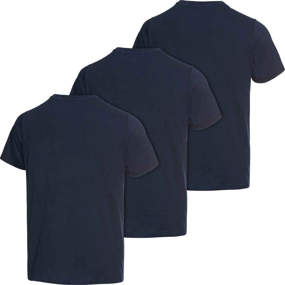 Kappa Kurzarmshirt aus 100% Baumwolle (Set, 3er-Pack) Für Damen und Herren